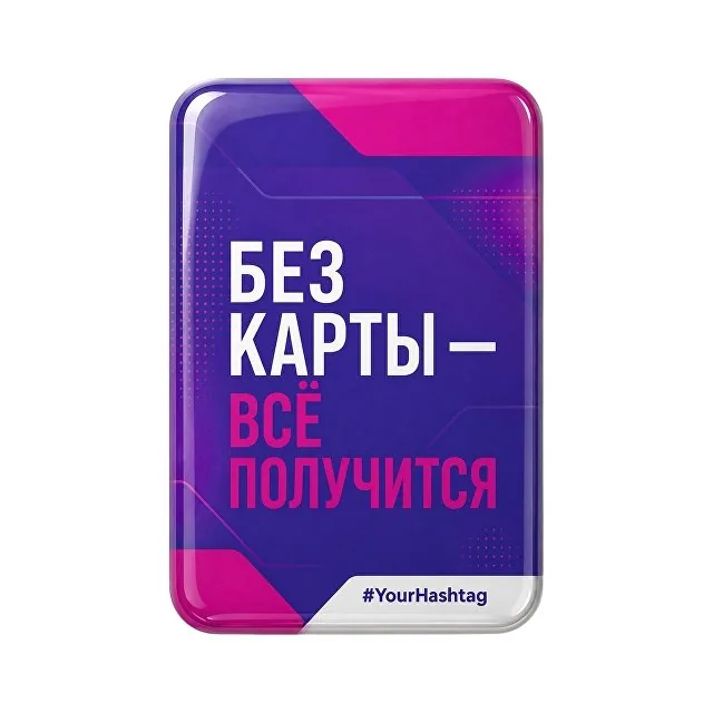 Объемный стикер из эпоксидной смолы для прикассовой зоны вертикальный фото 3