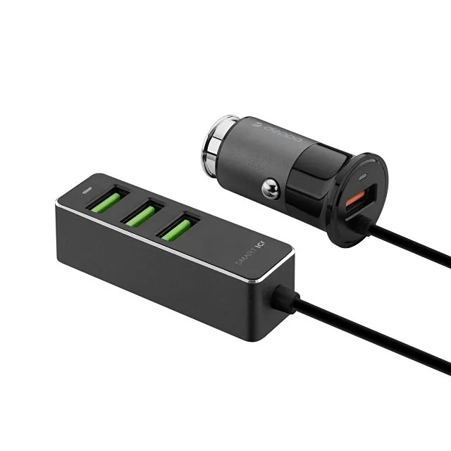 АЗУ 1 USB + 3 USB для пассажиров, QC 3.0, 7Аa фото 2