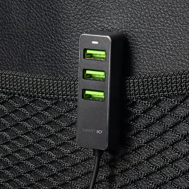 АЗУ 1 USB + 3 USB для пассажиров, QC 3.0, 7Аa фото 3