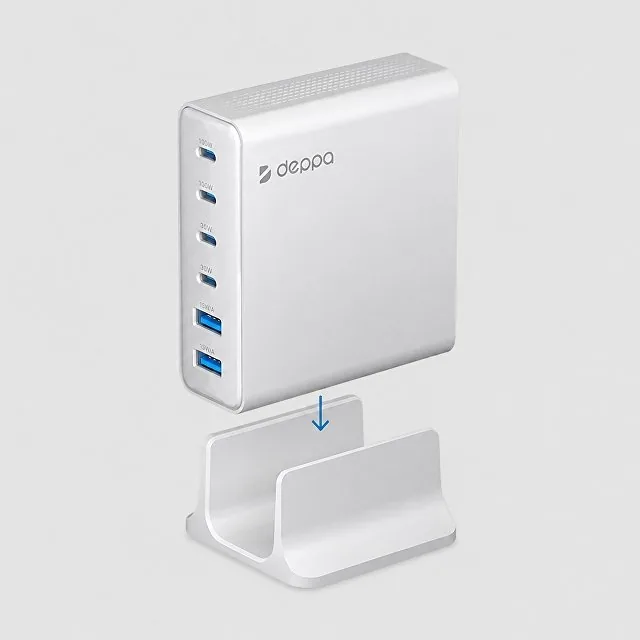 Зарядная станция 4xUSB Type-C, 2xUSB, PD, QC, 160Вт