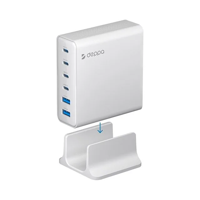 Зарядная станция 4xUSB Type-C, 2xUSB, PD, QC, 160Вт фото 2