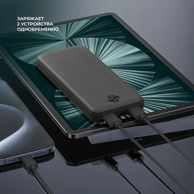 Внешний АКБ NRG Power V2 10000 мА-ч, 2A, 2xUSB фото 3