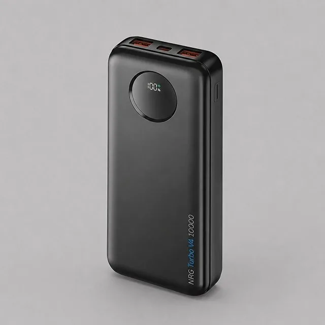 Внешний АКБ NRG Turbo V4 10000 мА-ч, дисплей