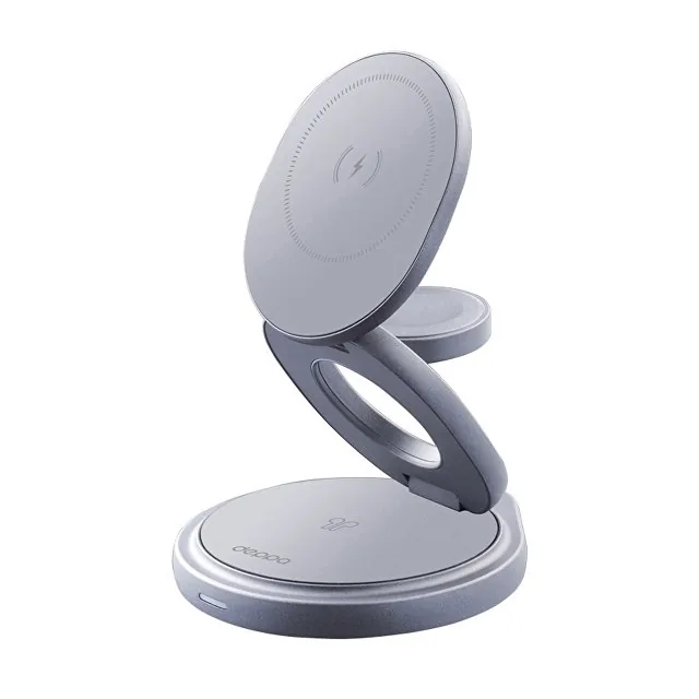 Беспроводная зарядная станция 3 в 1 MagSafe Rotation QI складная фото 3