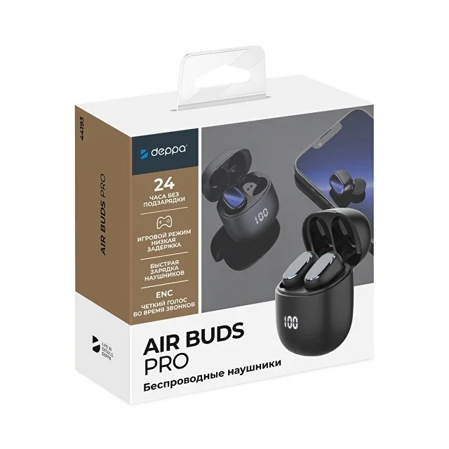 Беспроводные наушники с микрофоном Air Buds Pro, TWS, BT 5.3, LED, 300 мАч фото 6