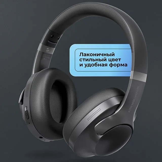 Беспроводные накладные наушники Stereo Ultra ANC, BT 5.4, ANC/ENC, 500мАч фото 5