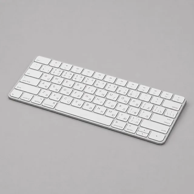 Беспроводная клавиатура Air Keyboard для MAC, Windows, 500 мАч, алюминий