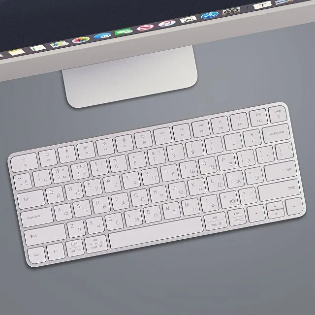 Беспроводная клавиатура Air Keyboard для MAC, Windows, 500 мАч, алюминий фото 4