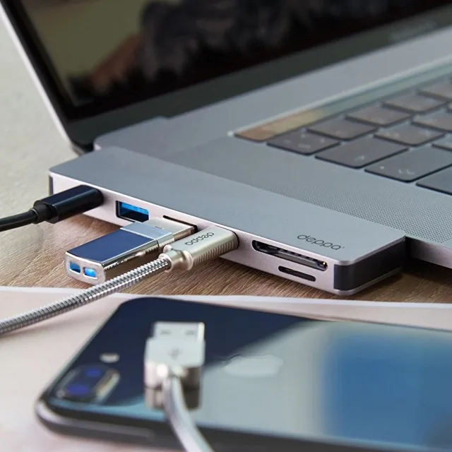 USB-C адаптер для MacBook 7-в-1 фото 4
