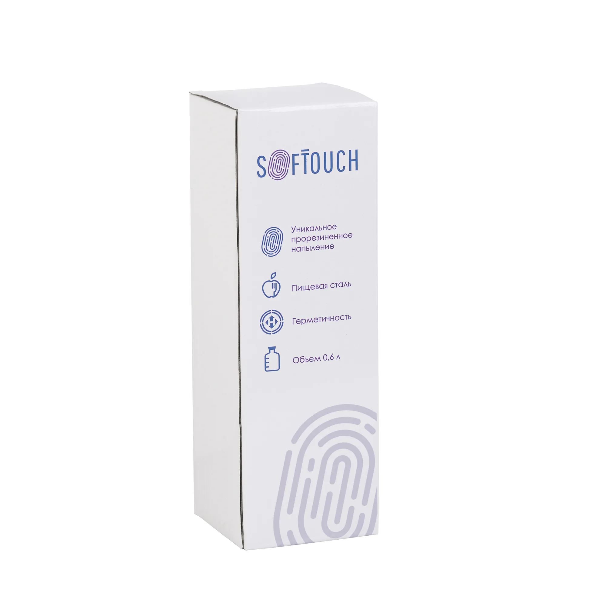 Бутылка для воды "Индиана" 600 мл, покрытие soft touch фото 5