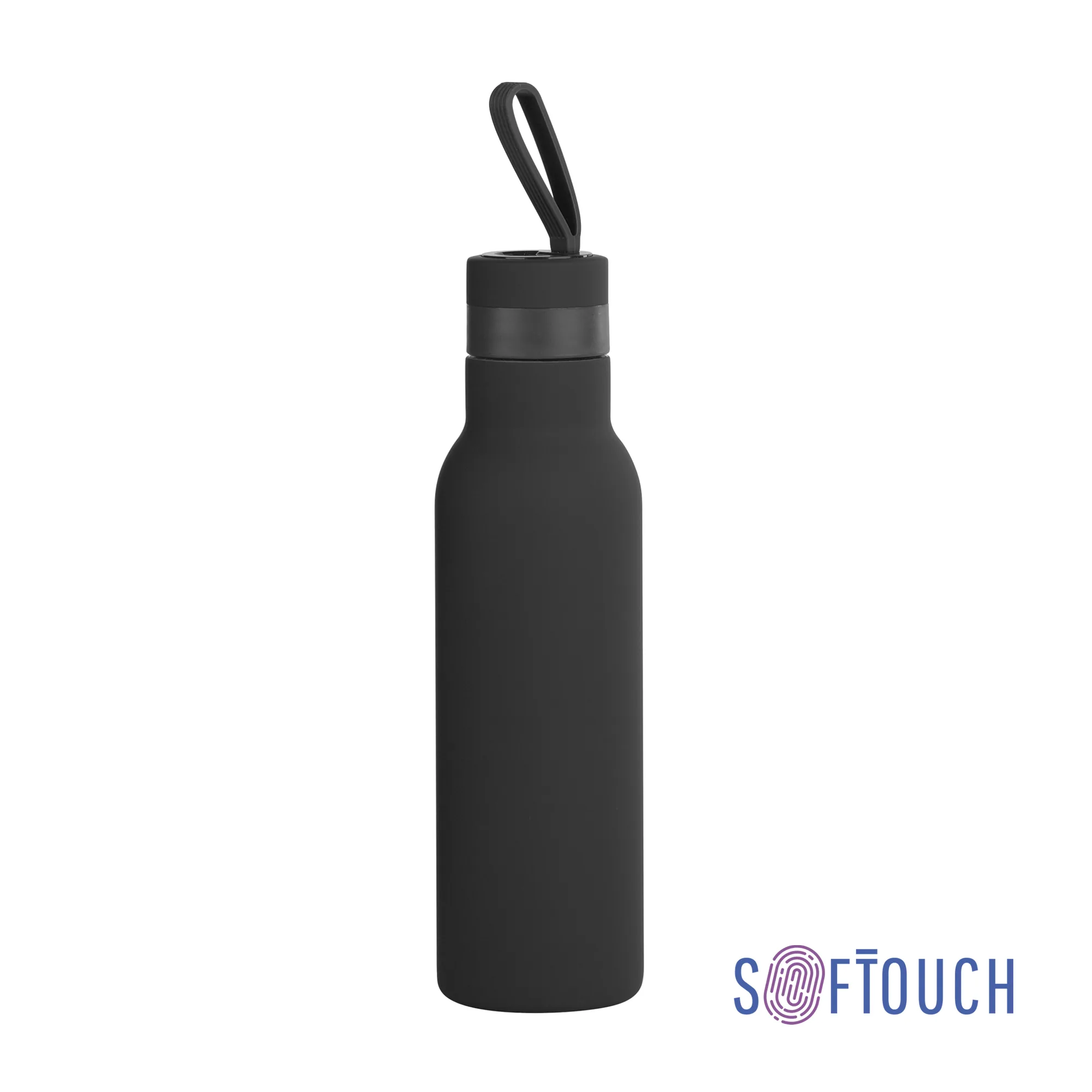 Бутылка для воды "Фитнес" 700 мл, покрытие soft touch фото 10