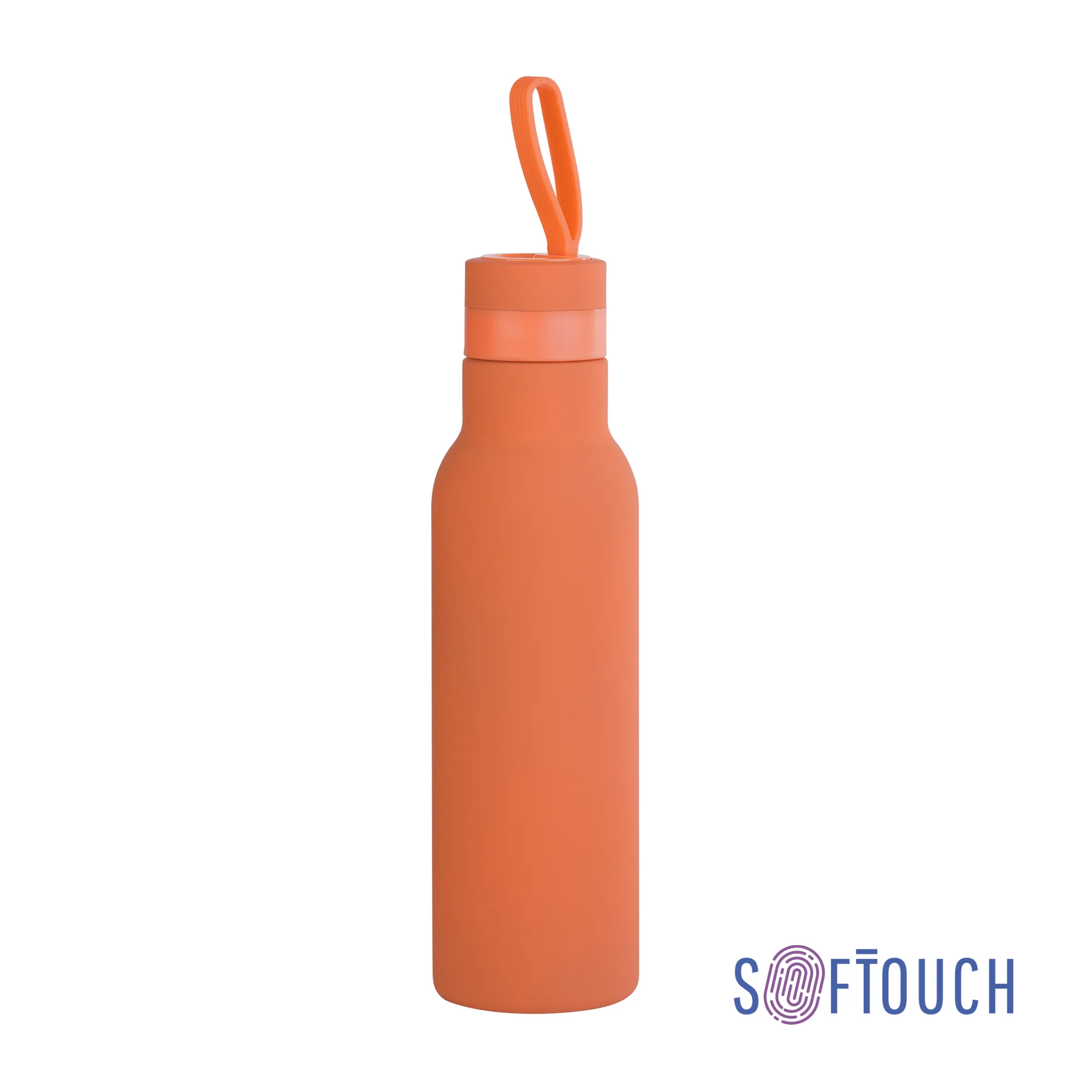 Бутылка для воды "Фитнес" 700 мл, покрытие soft touch фото 14