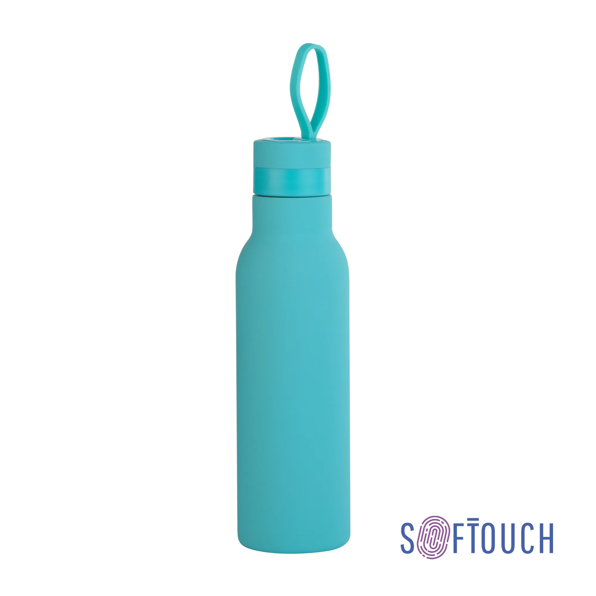 Бутылка для воды "Фитнес" 700 мл, покрытие soft touch фото 25