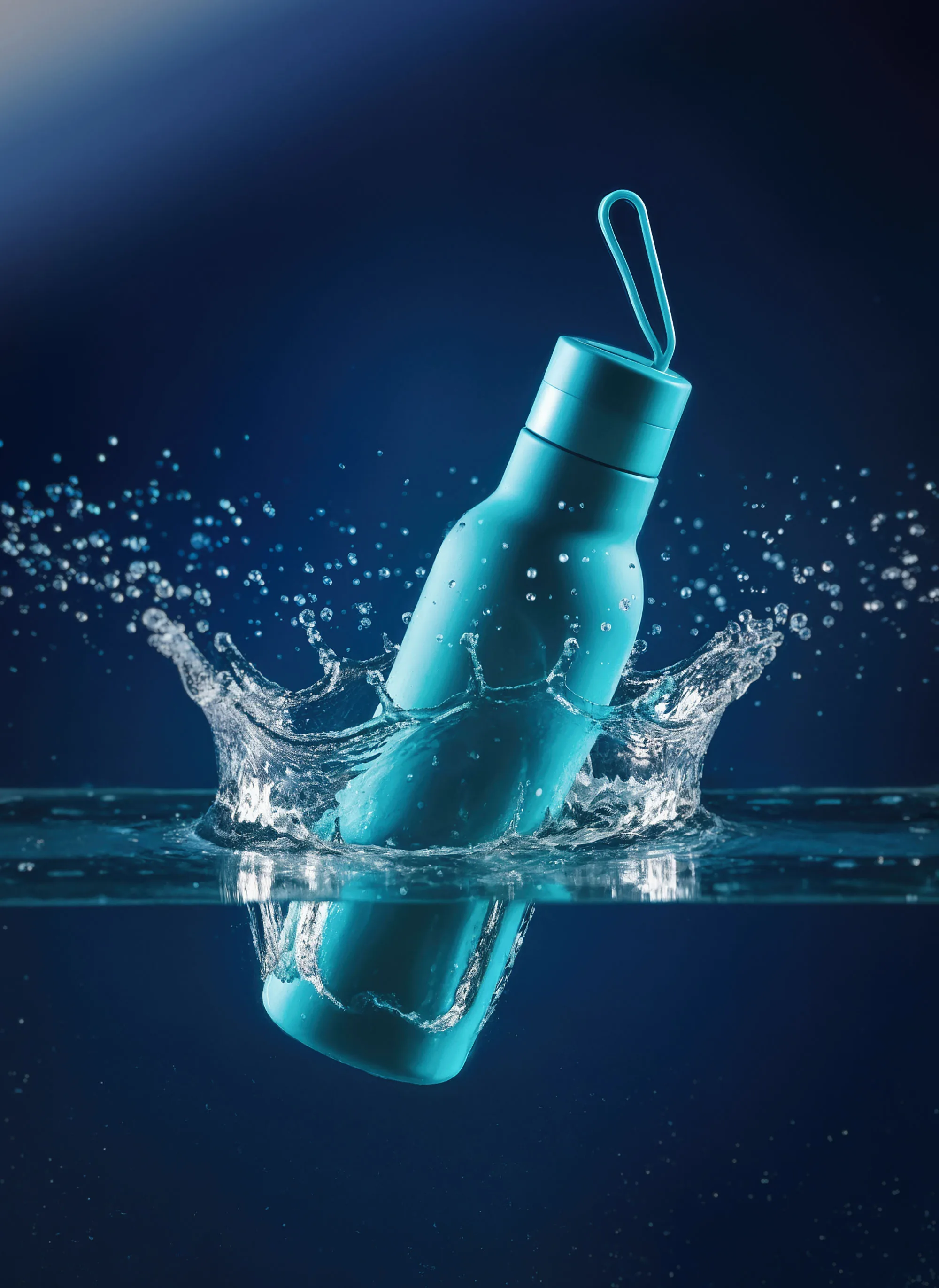 Бутылка для воды "Фитнес" 700 мл, покрытие soft touch фото 26