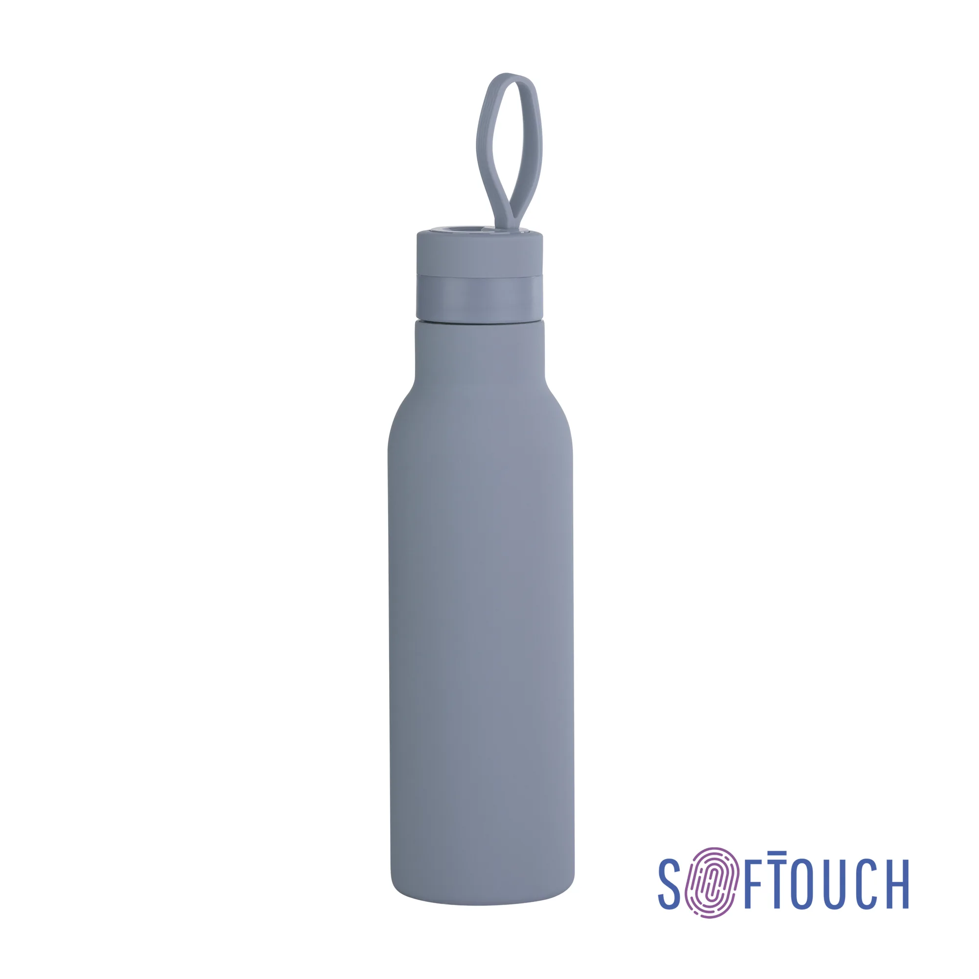 Бутылка для воды "Фитнес" 700 мл, покрытие soft touch фото 34