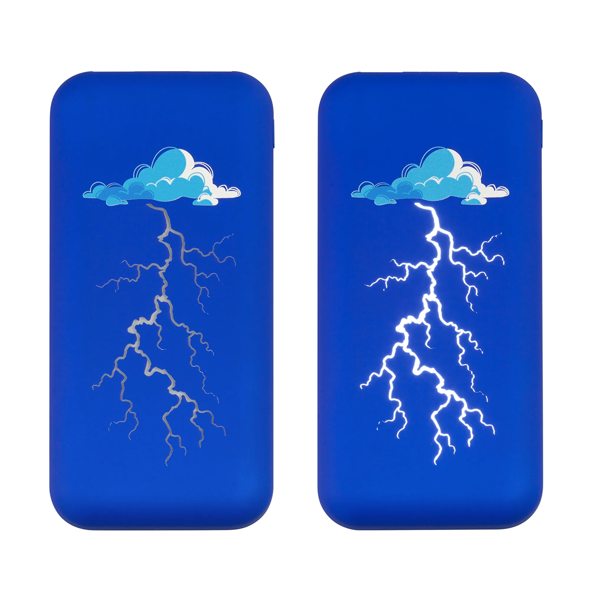 Беспроводное зарядное устройство "Sticky SOFTTOUCH", 10000 mAh с подсветкой логотипа и присосками фото 10