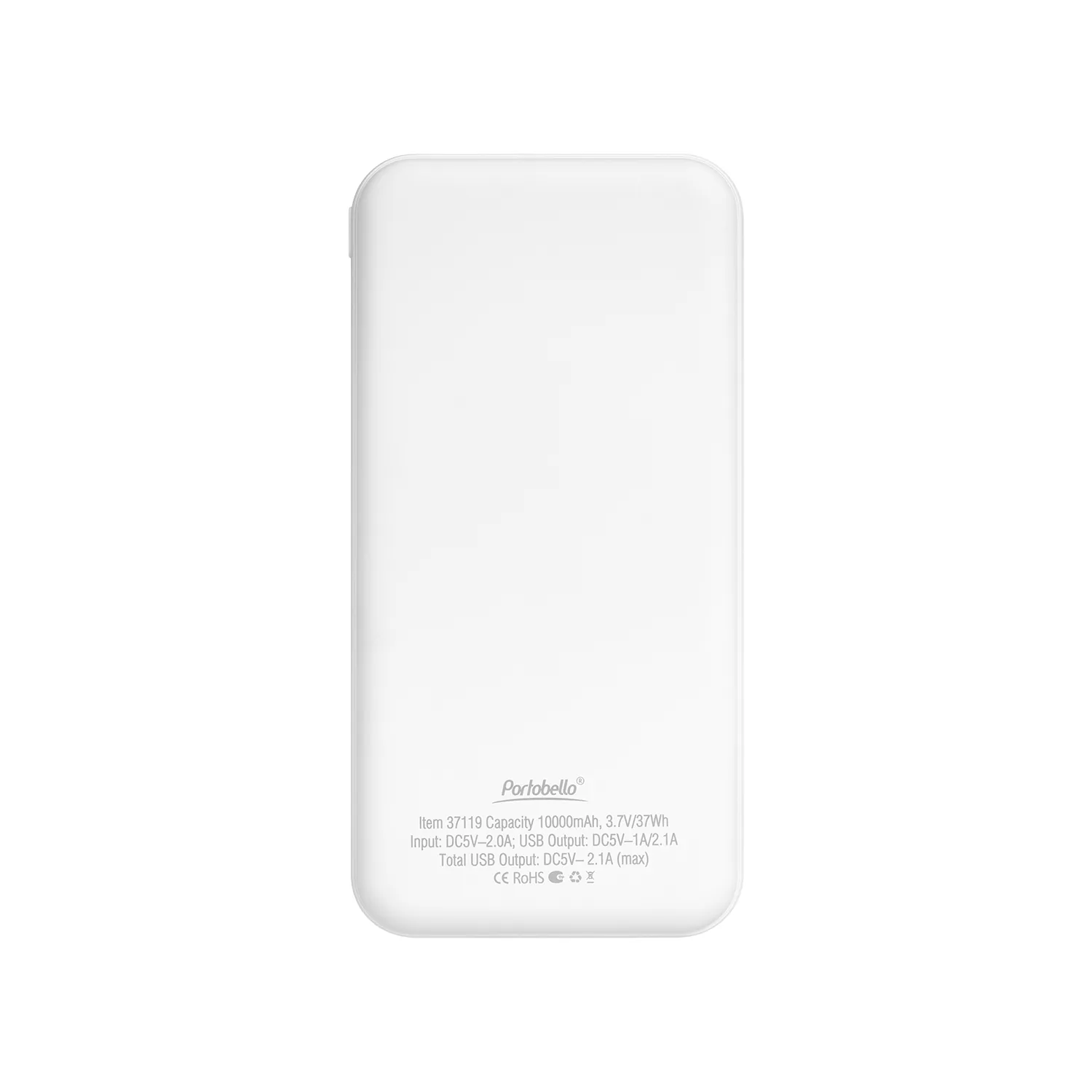 Внешний аккумулятор с подсветкой Старлайт Плюс PB (Starlight Plus PB) 10000 mAh, белый фото 5