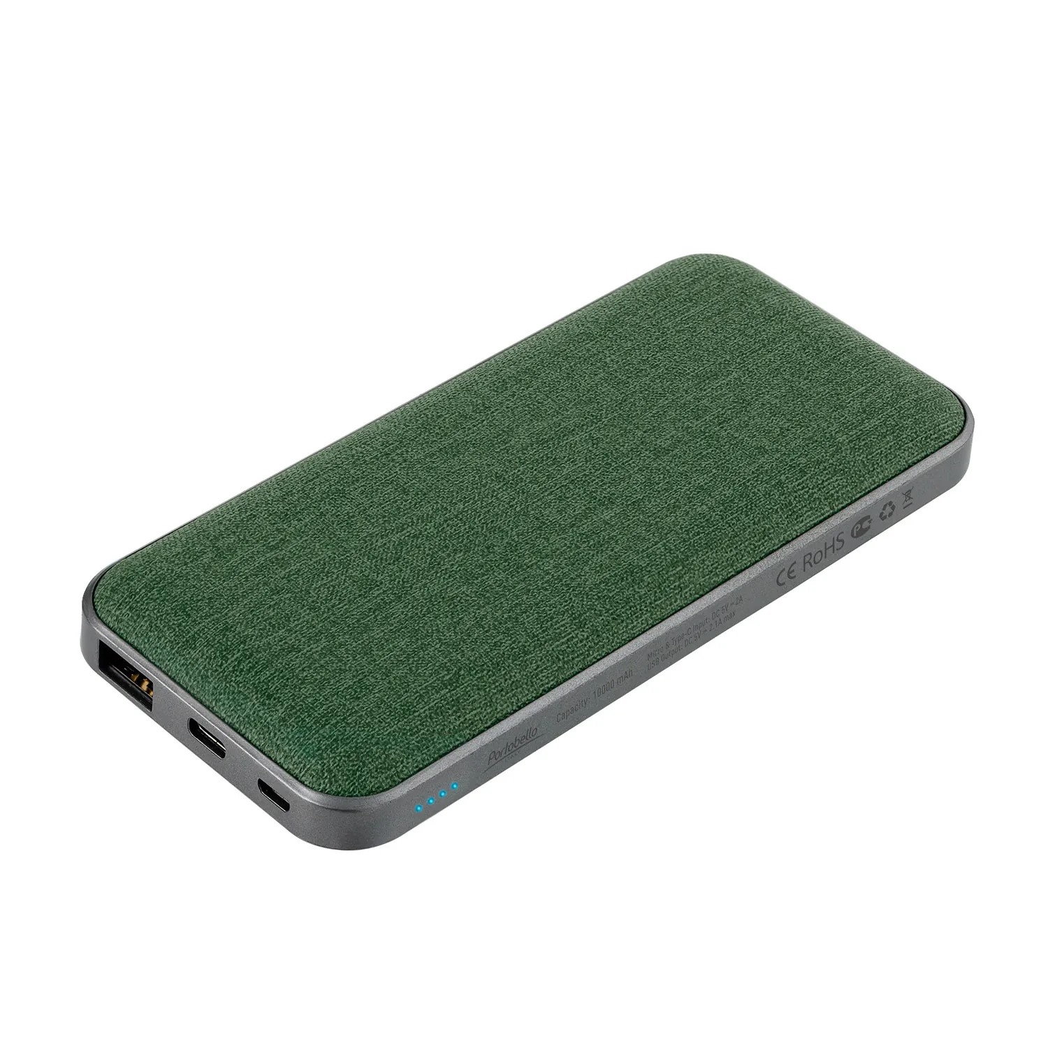 Внешний аккумулятор Твид PB (Tweed PB) 10000 mAh, зеленый фото 2