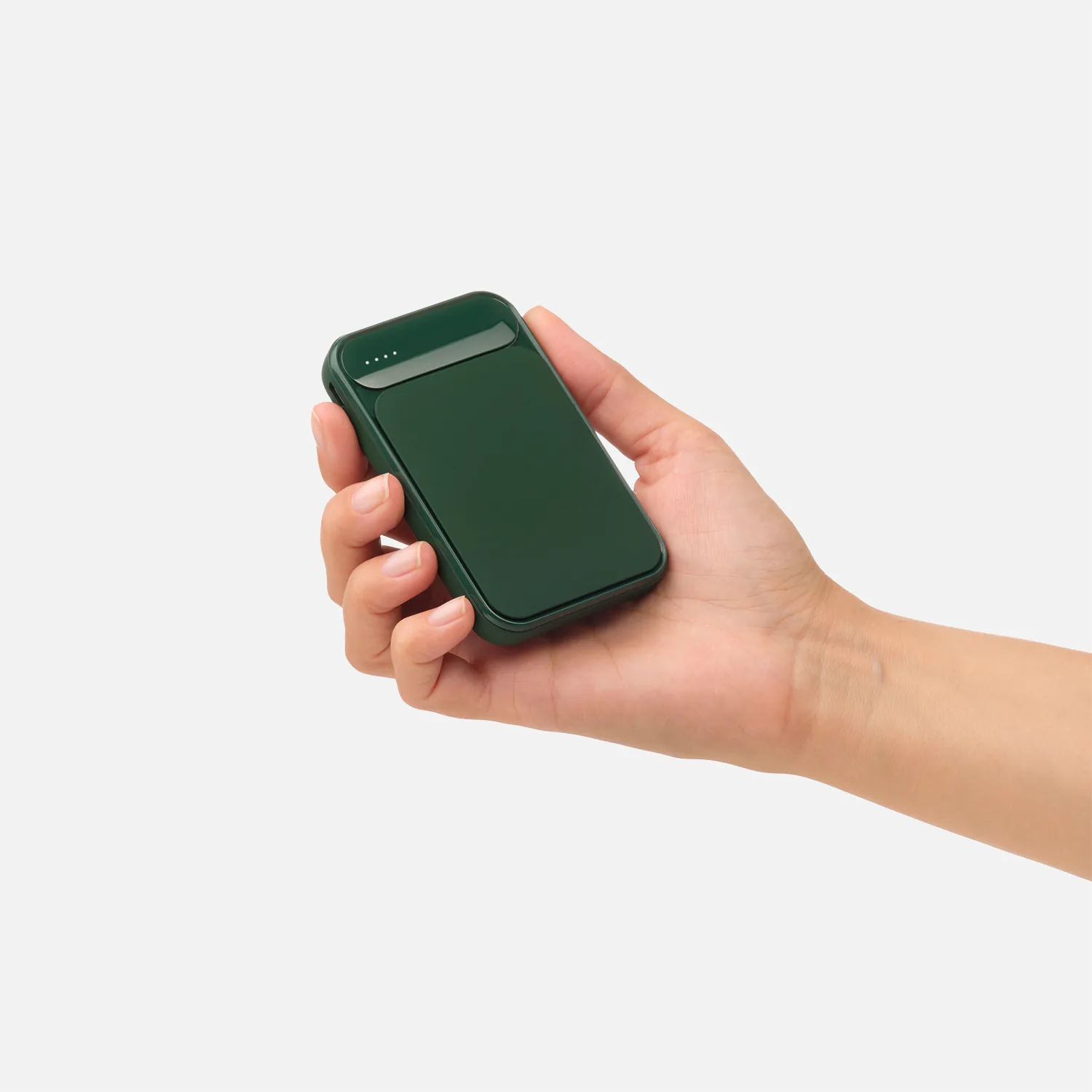 Внешний аккумулятор с подсветкой Старлайт PB (Starlight PB) 5000 mAh, зеленый фото 8