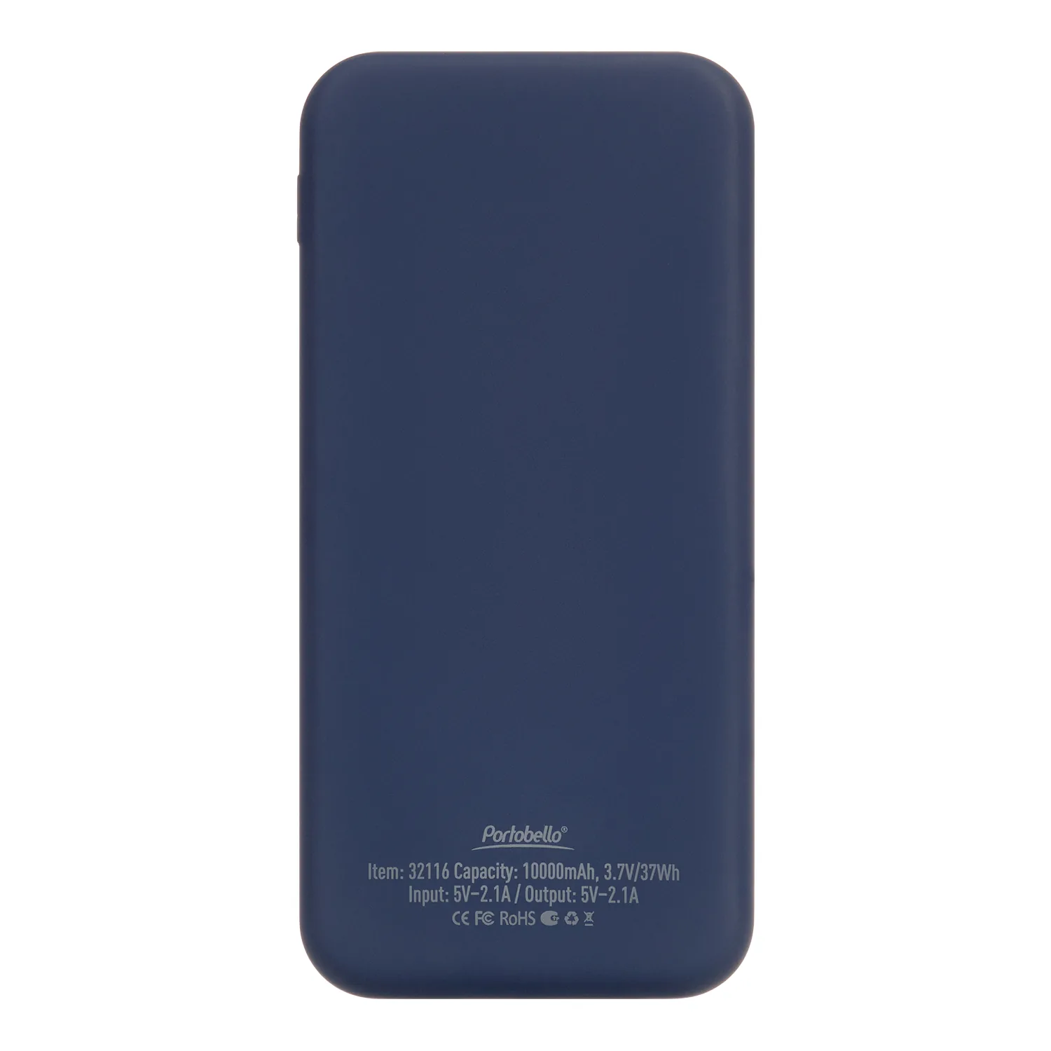 Внешний аккумулятор с подсветкой Люче (Luce) 10000 mAh, синий фото 5