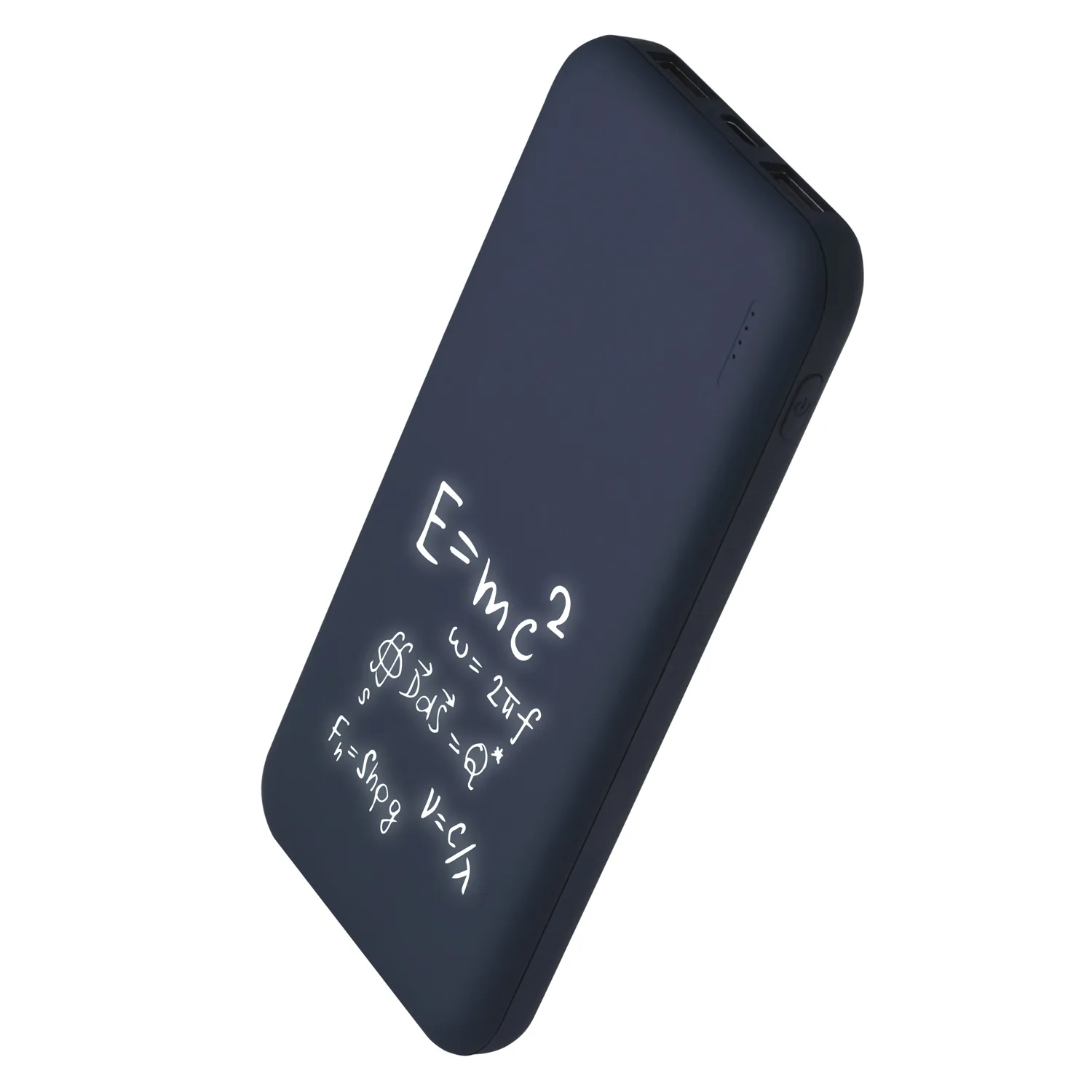 Внешний аккумулятор с подсветкой Люче (Luce) 10000 mAh, синий фото 11