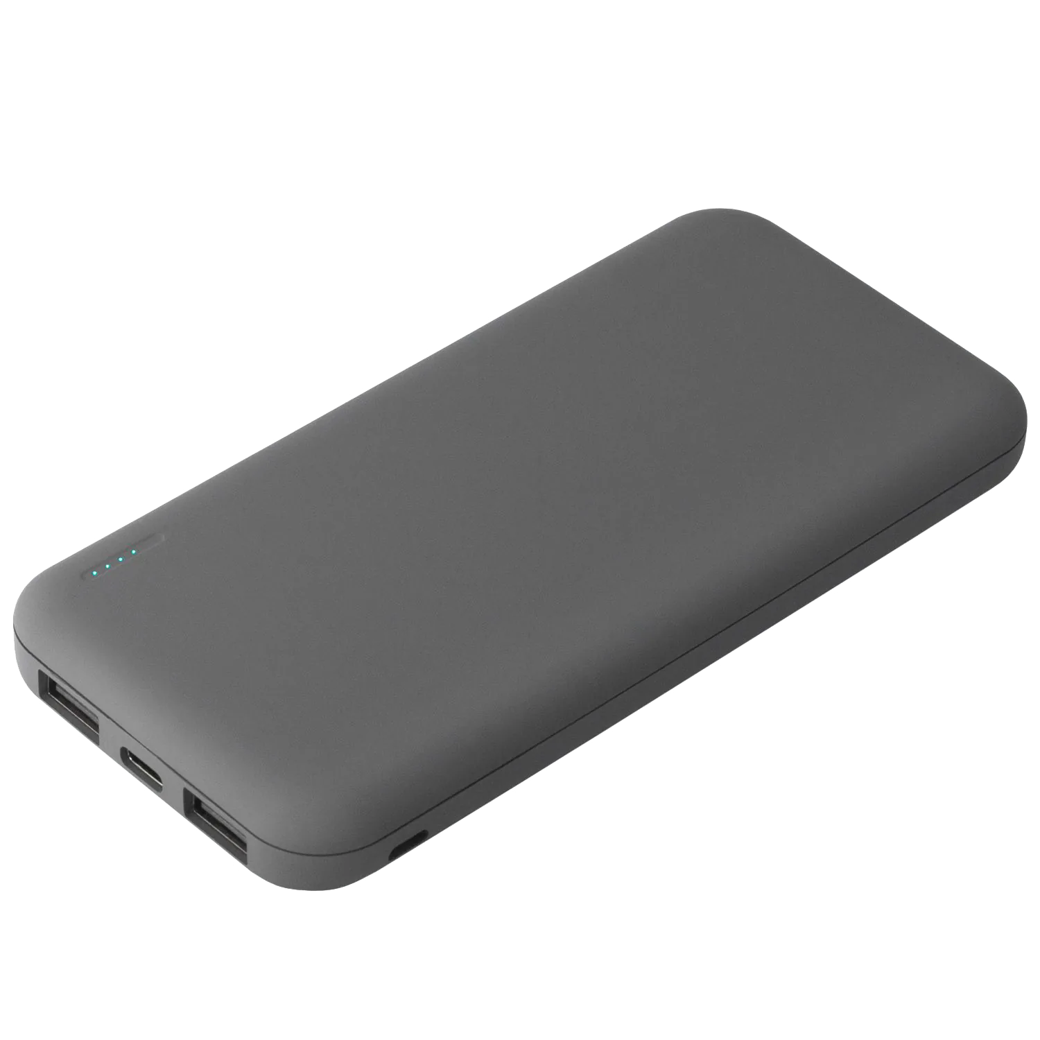 Внешний аккумулятор с подсветкой Люче (Luce) 10000 mAh, серый