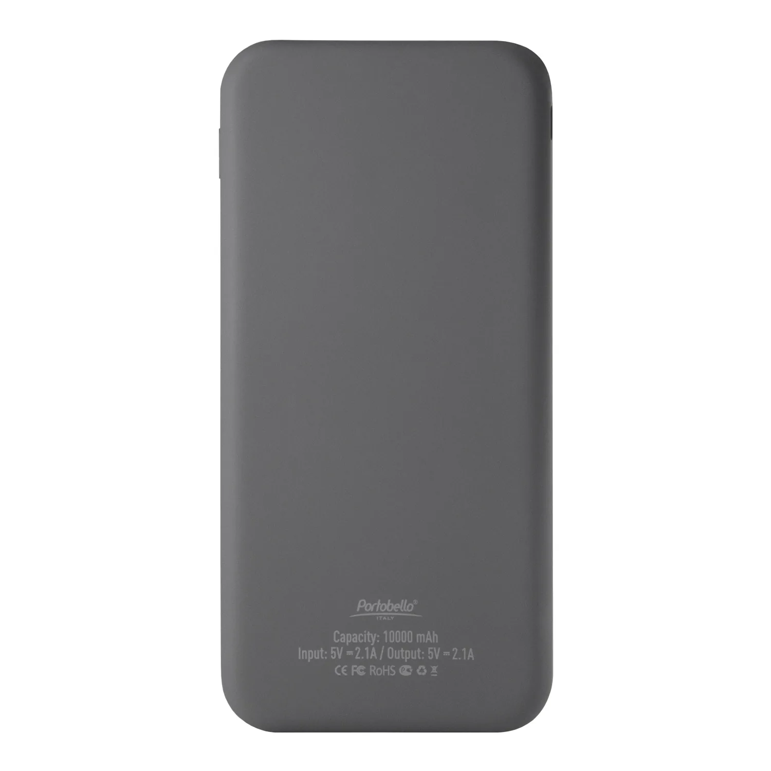 Внешний аккумулятор с подсветкой Люче (Luce) 10000 mAh, серый фото 3