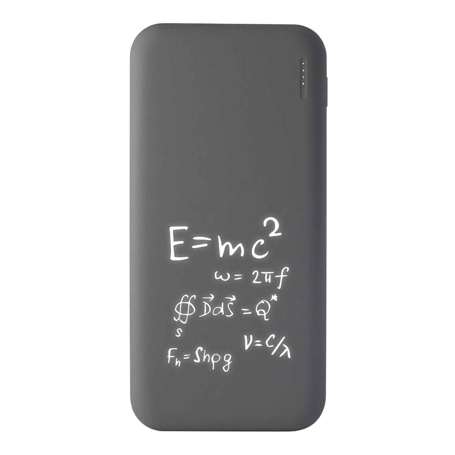 Внешний аккумулятор с подсветкой Люче (Luce) 10000 mAh, серый фото 7