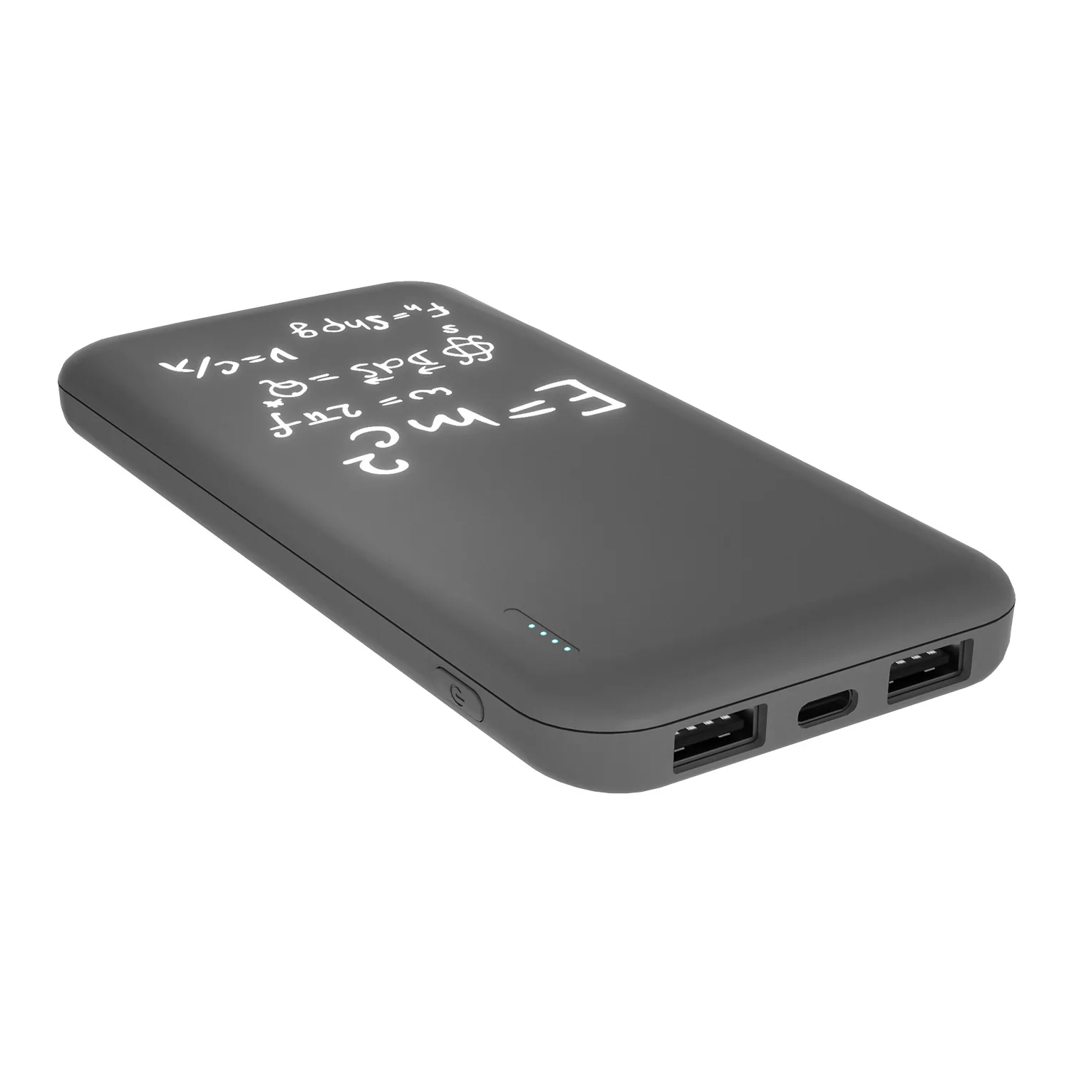 Внешний аккумулятор с подсветкой Люче (Luce) 10000 mAh, серый фото 9
