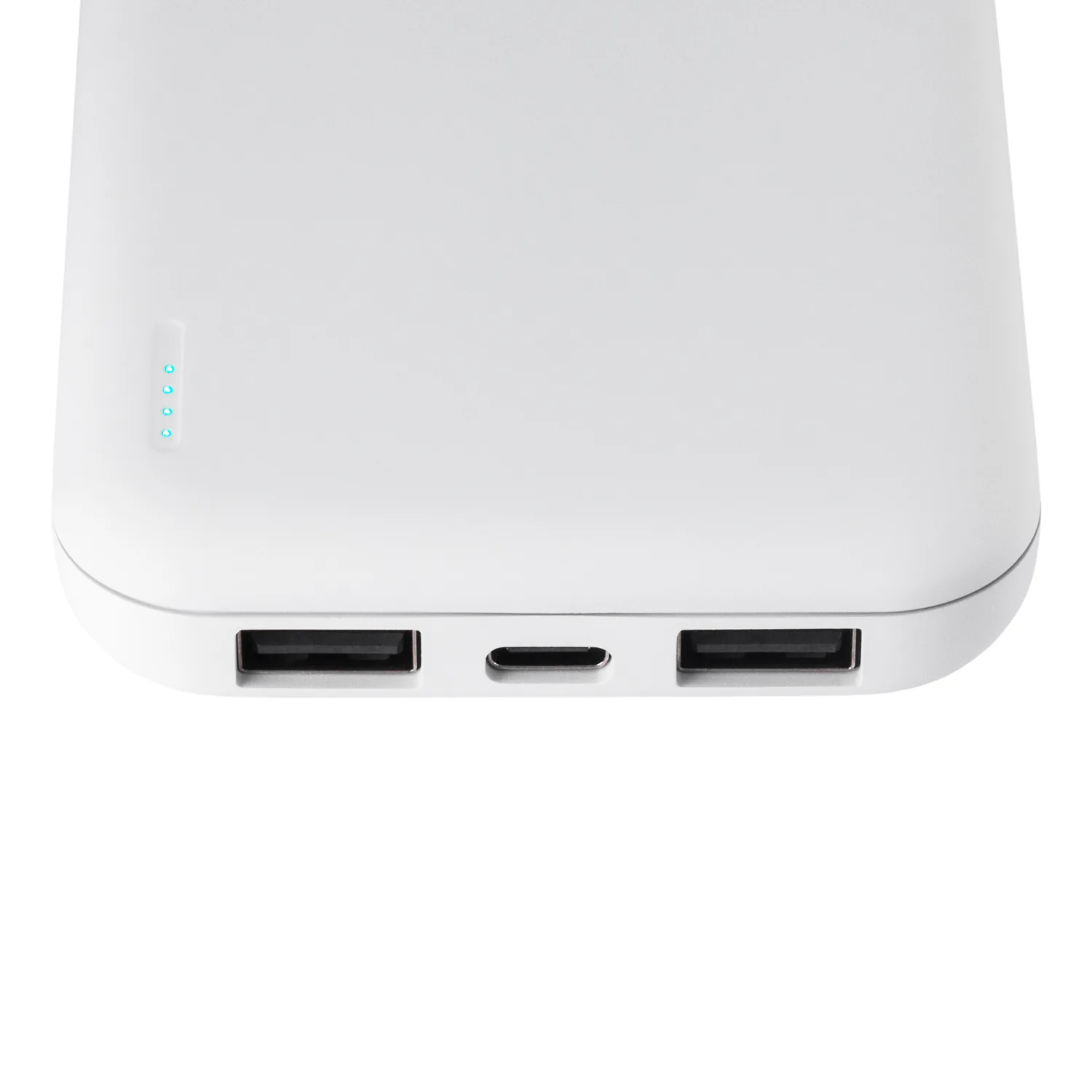 Внешний аккумулятор с подсветкой Люче (Luce) 10000 mAh, белый фото 5