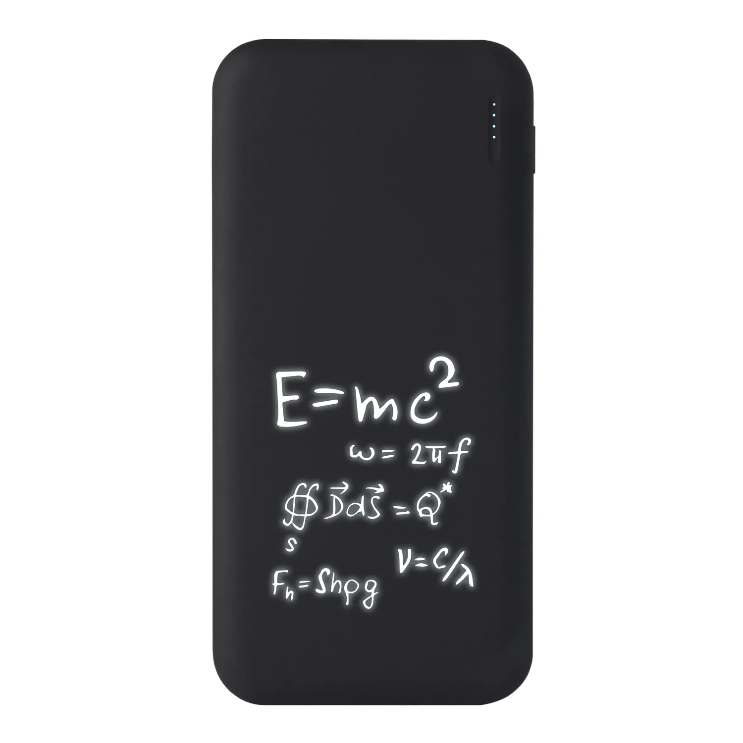 Внешний аккумулятор с подсветкой Люче (Luce) 10000 mAh, черный фото 9