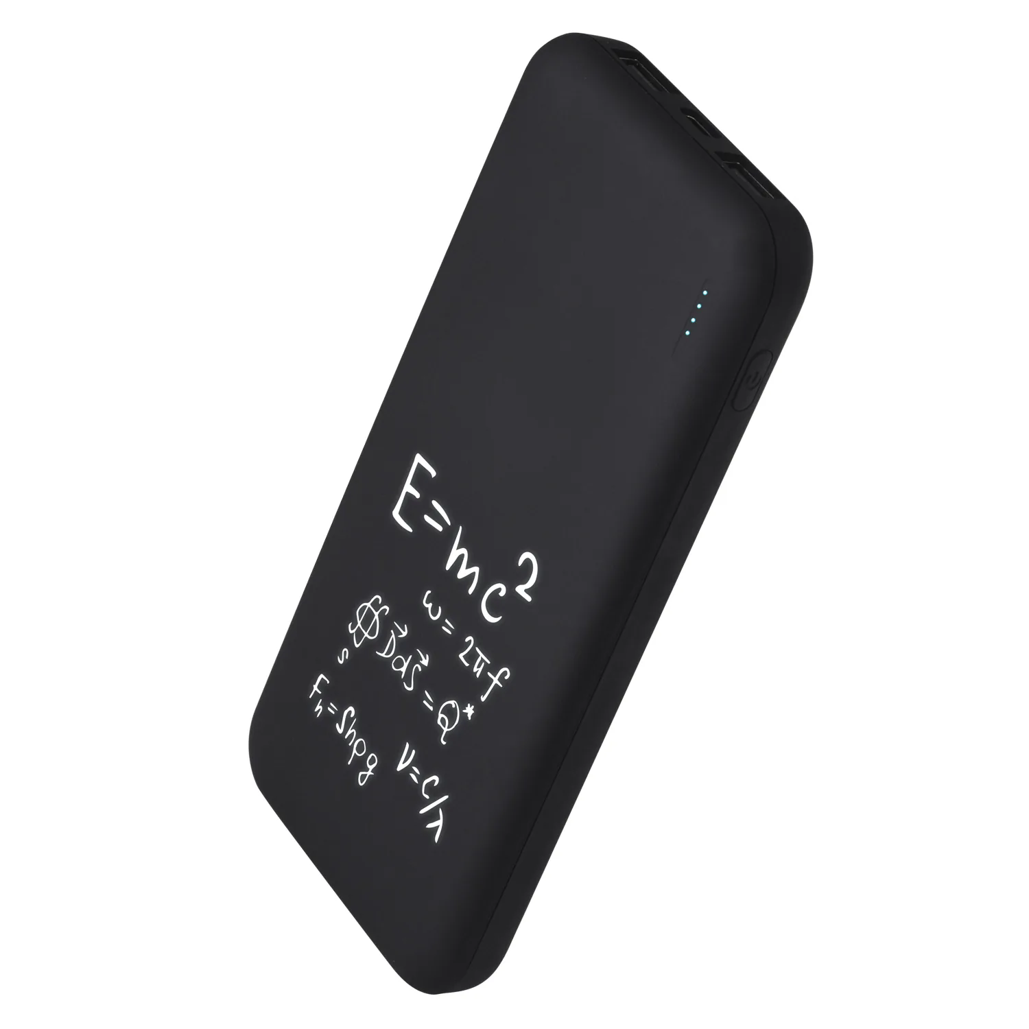 Внешний аккумулятор с подсветкой Люче (Luce) 10000 mAh, черный фото 10