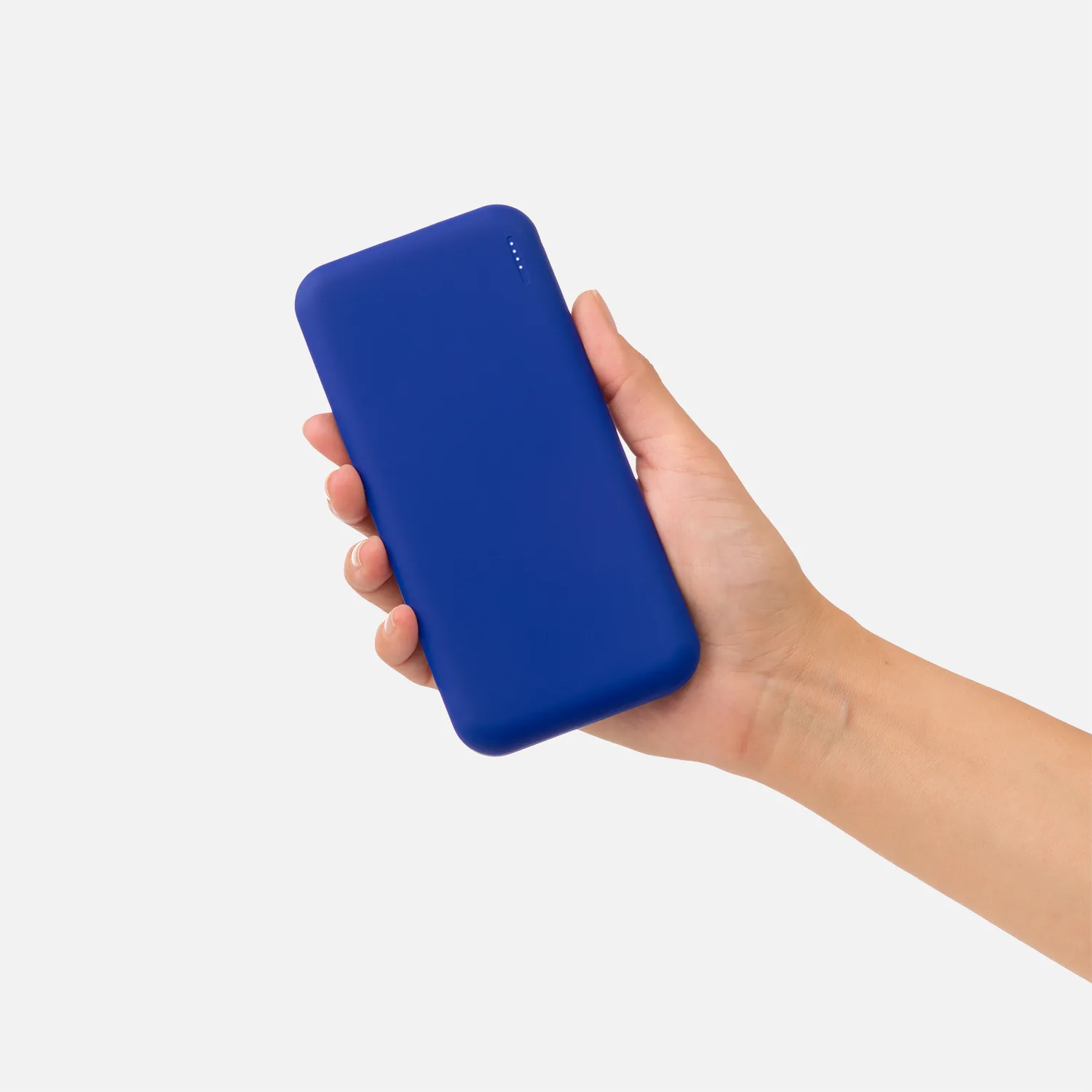 Внешний аккумулятор с подсветкой Люче Ультрамарин (Luce Ultramarine) 10000 mAh, ярко-синий фото 6