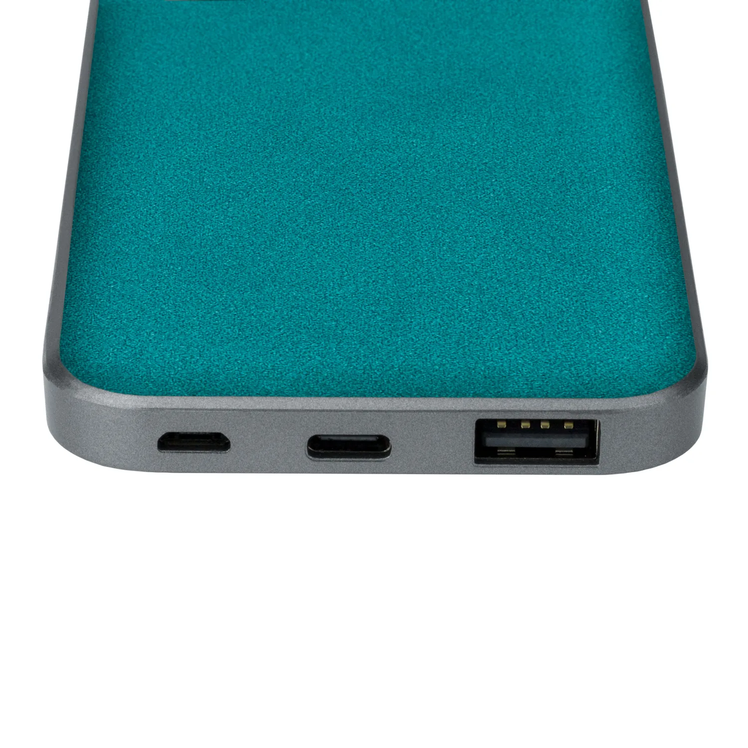 Внешний аккумулятор Ин Велюр (In Velour) 10000 mAh, бирюзовый фото 3