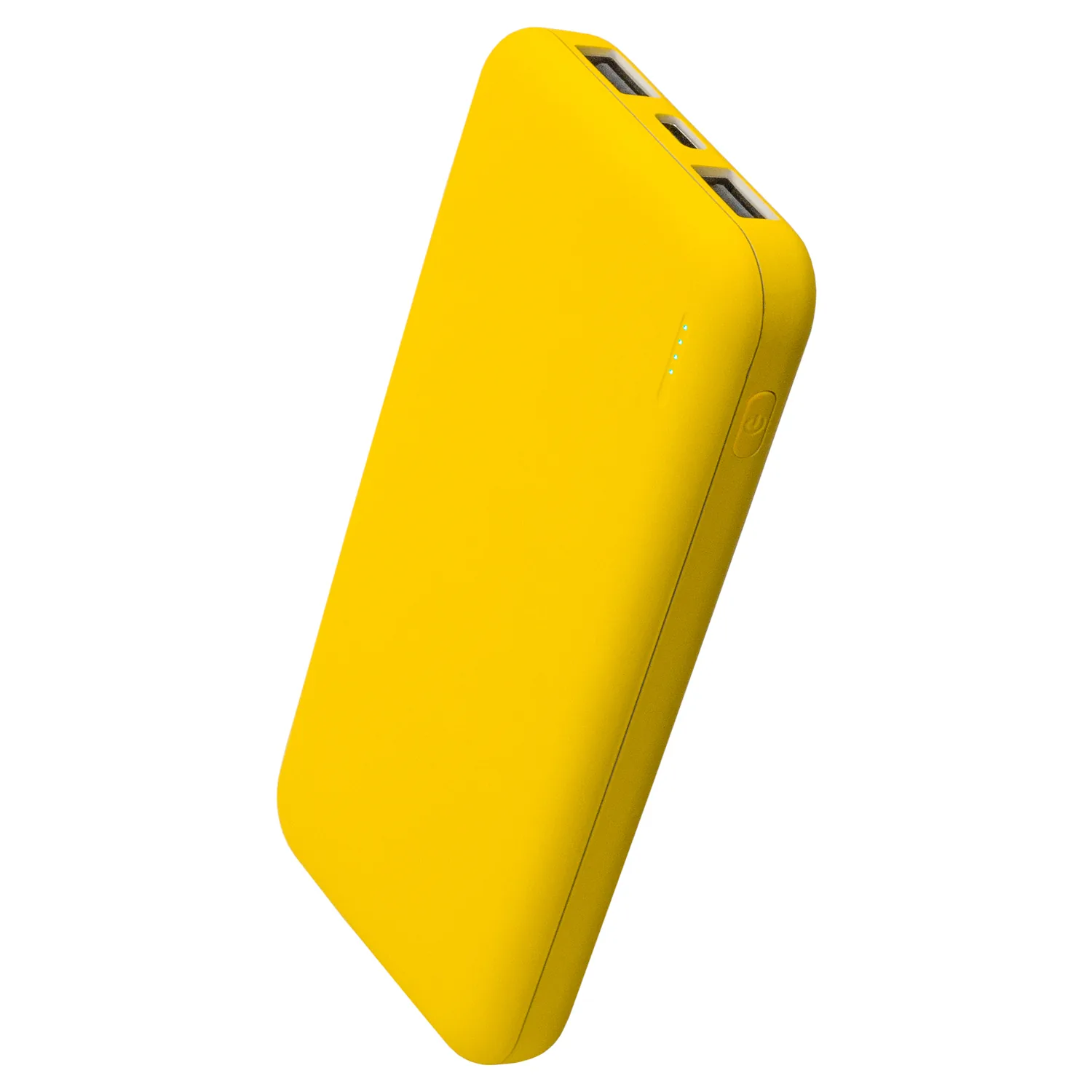 Внешний аккумулятор с подсветкой Люче (Luce) Lemoni 10000 mAh, желтый фото 3