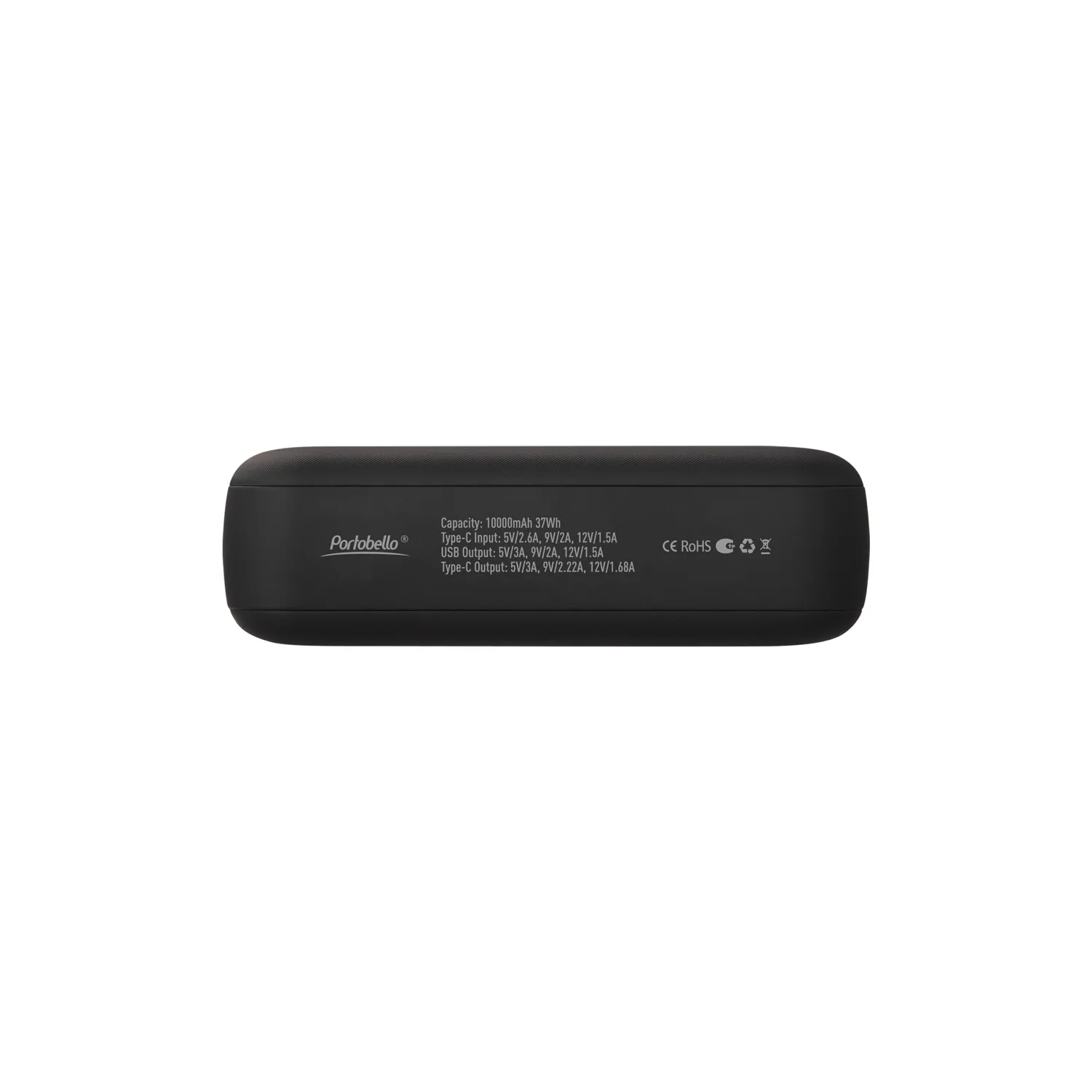 Внешний аккумулятор с функцией быстрой зарядки Формула (Formula) 10000 mAh, черный фото 5