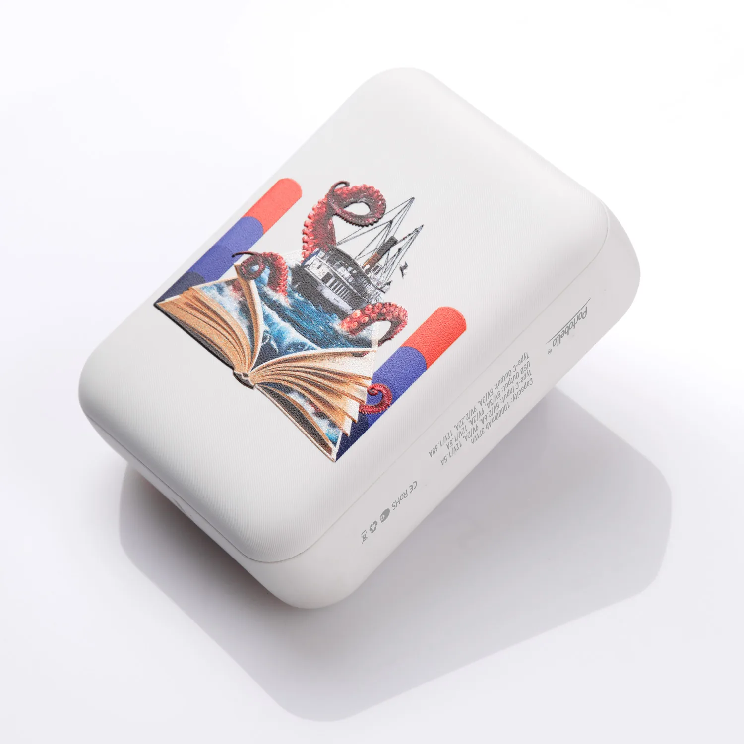 Внешний аккумулятор с функцией быстрой зарядки Формула (Formula) 10000 mAh, белый фото 9
