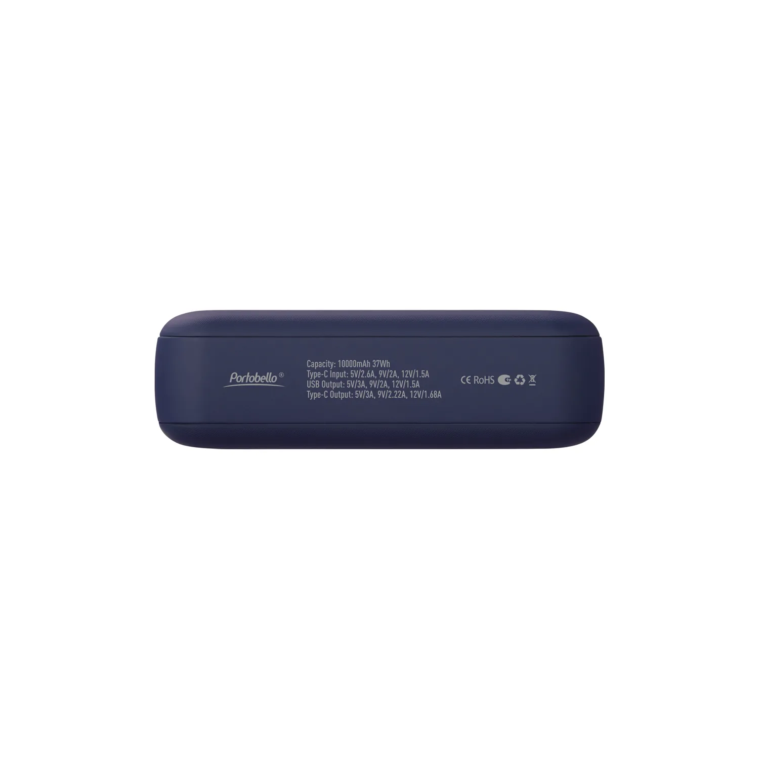 Внешний аккумулятор с функцией быстрой зарядки Формула (Formula) 10000 mAh, синий фото 5