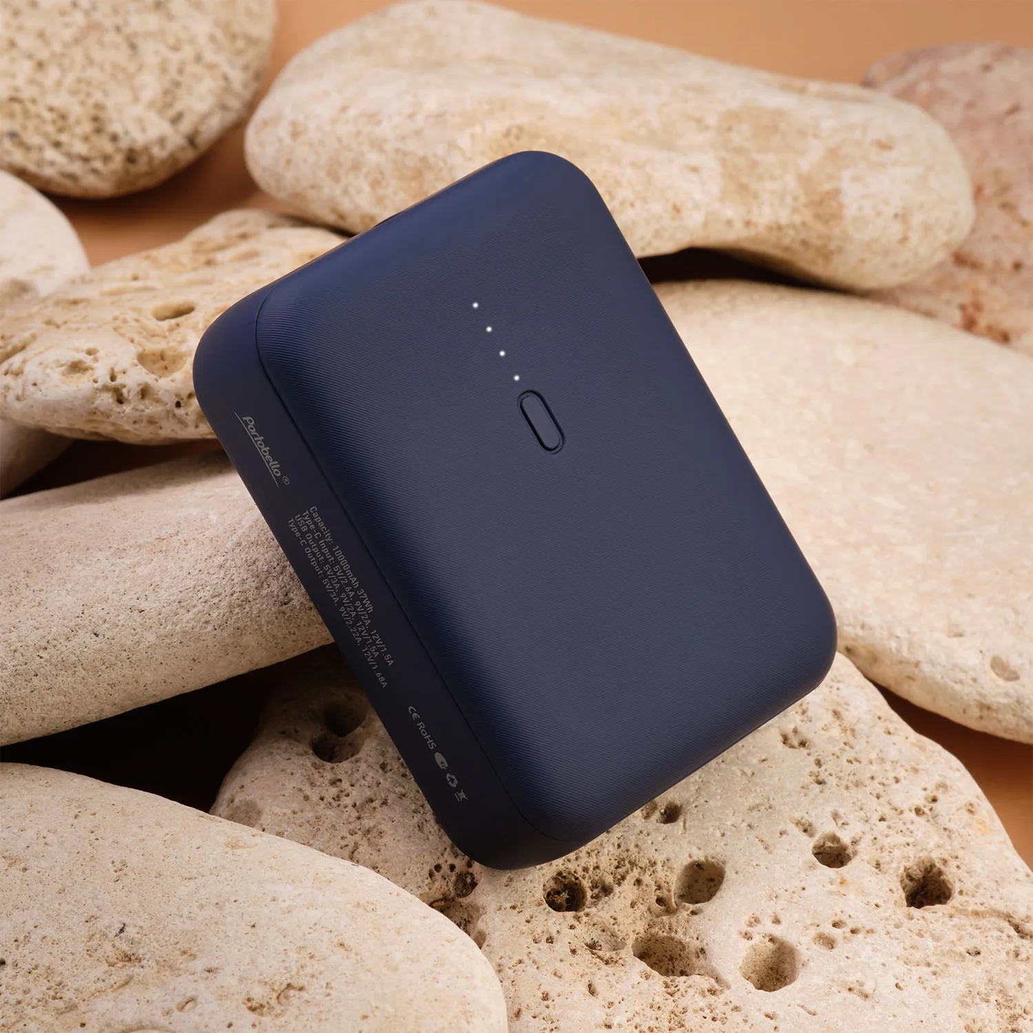 Внешний аккумулятор с функцией быстрой зарядки Формула (Formula) 10000 mAh, синий фото 13