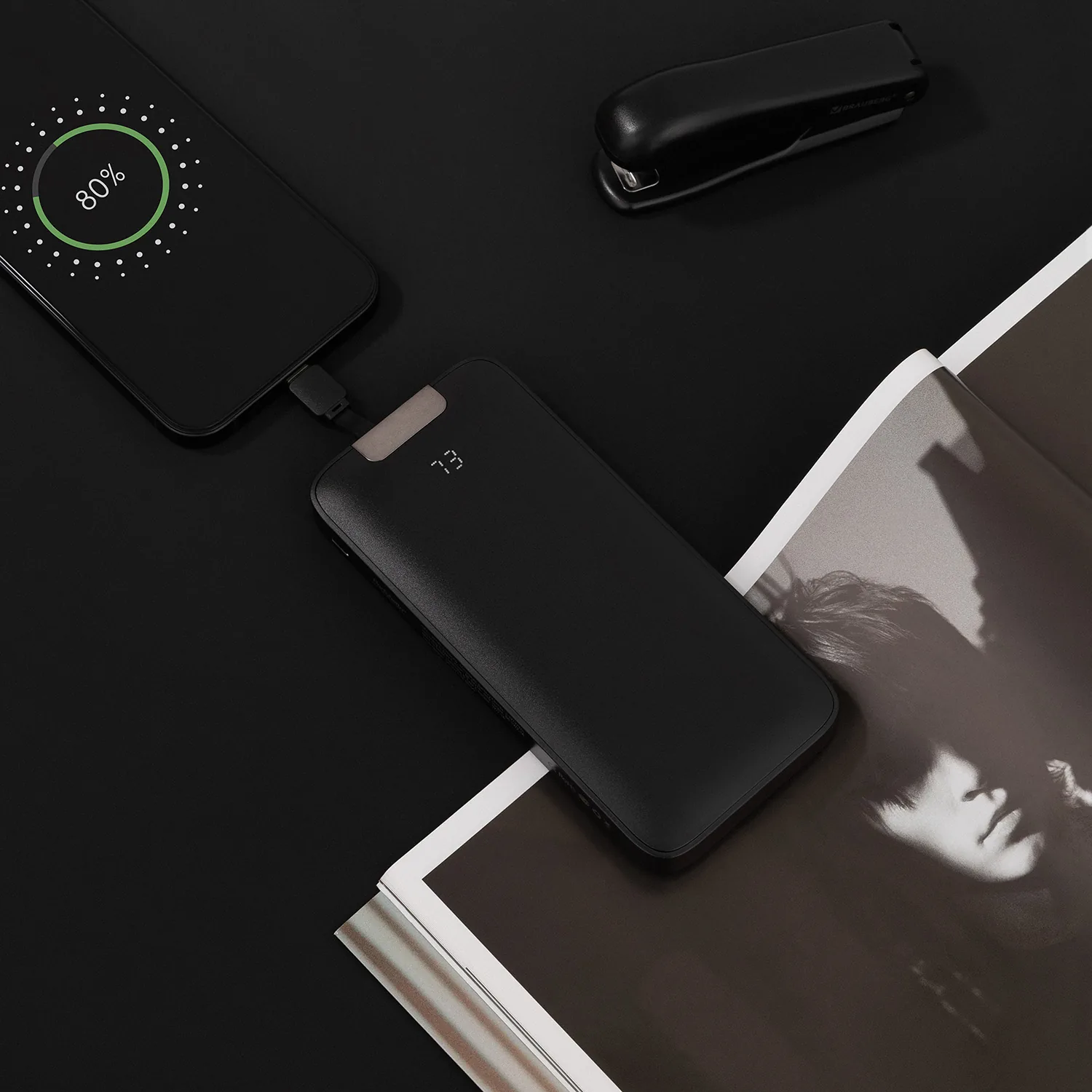Внешний аккумулятор Оптима (Optima) 10000 mAh, черный фото 9