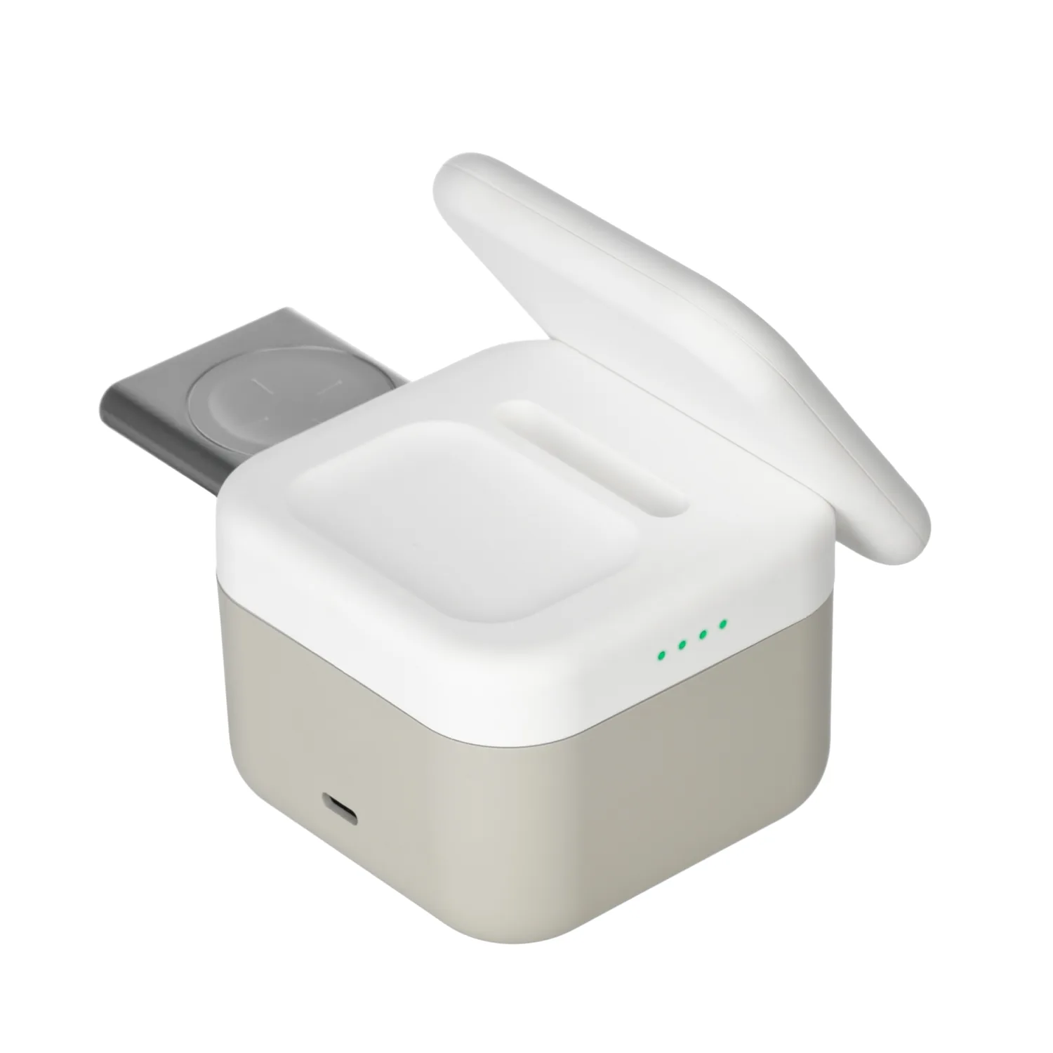 Беспроводная зарядная станция 3в1 15W Куб (Cube Wireless Magnetic) фото 3