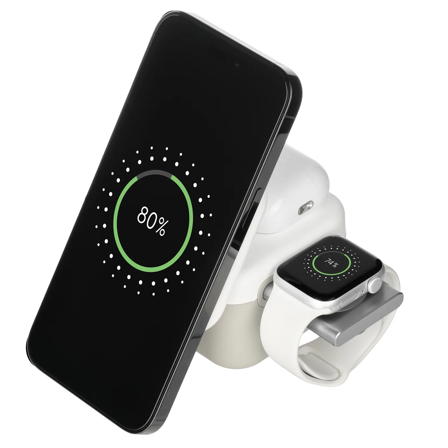 Беспроводная зарядная станция 3в1 15W Куб (Cube Wireless Magnetic) фото 5
