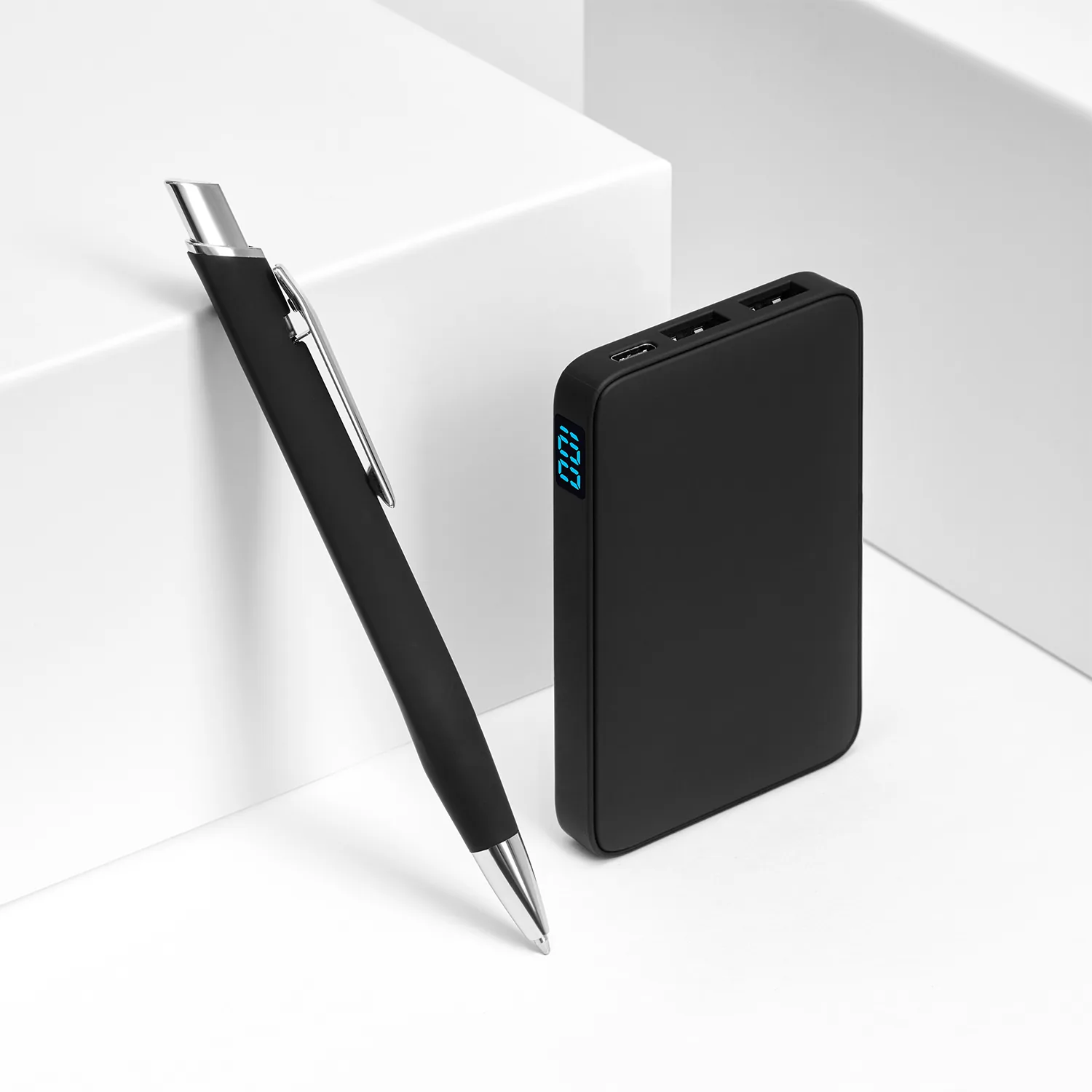 Внешний аккумулятор с подсветкой Анкор (Ancor) 5000 mAh, черный фото 8