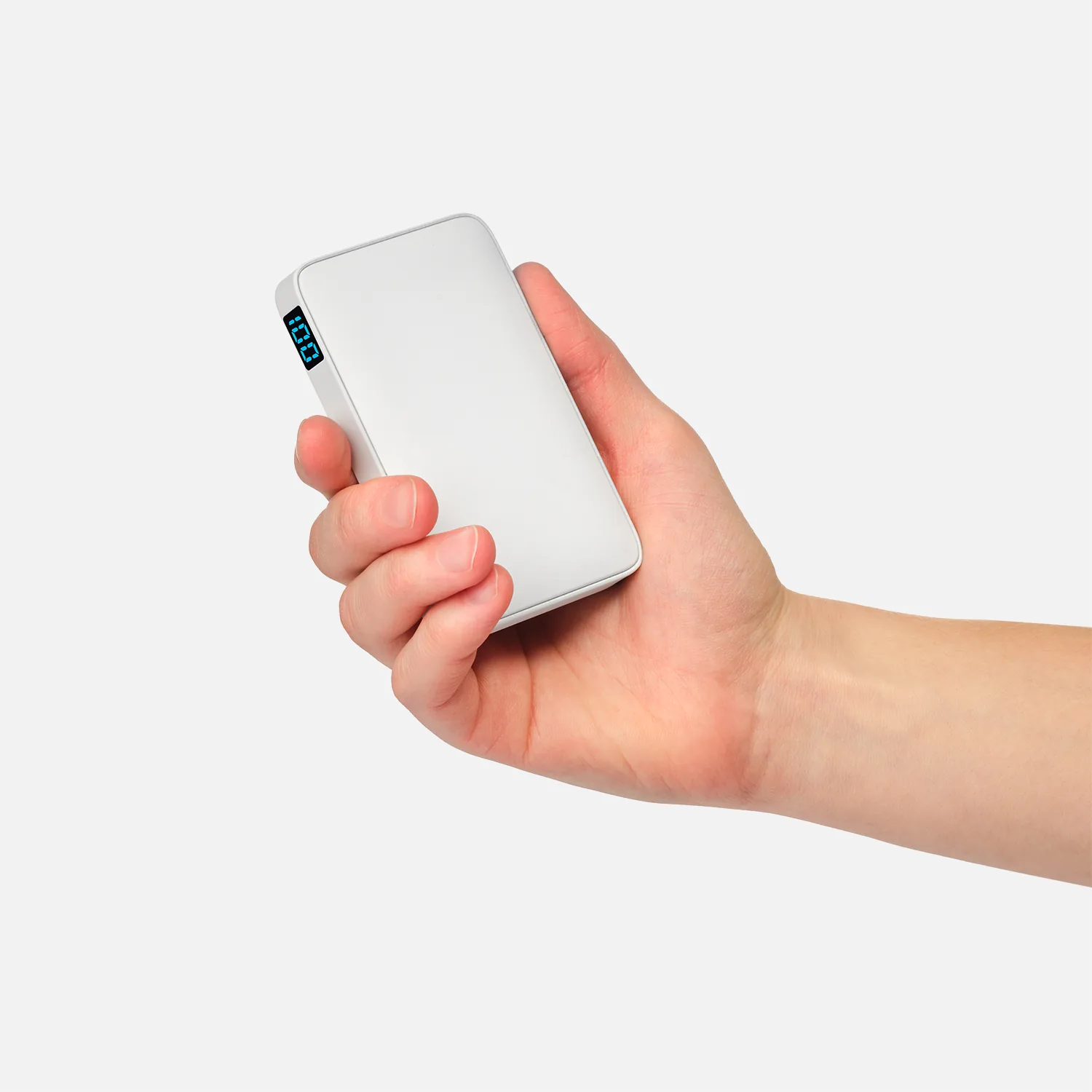 Внешний аккумулятор с подсветкой Анкор (Ancor) 5000 mAh, белый фото 7