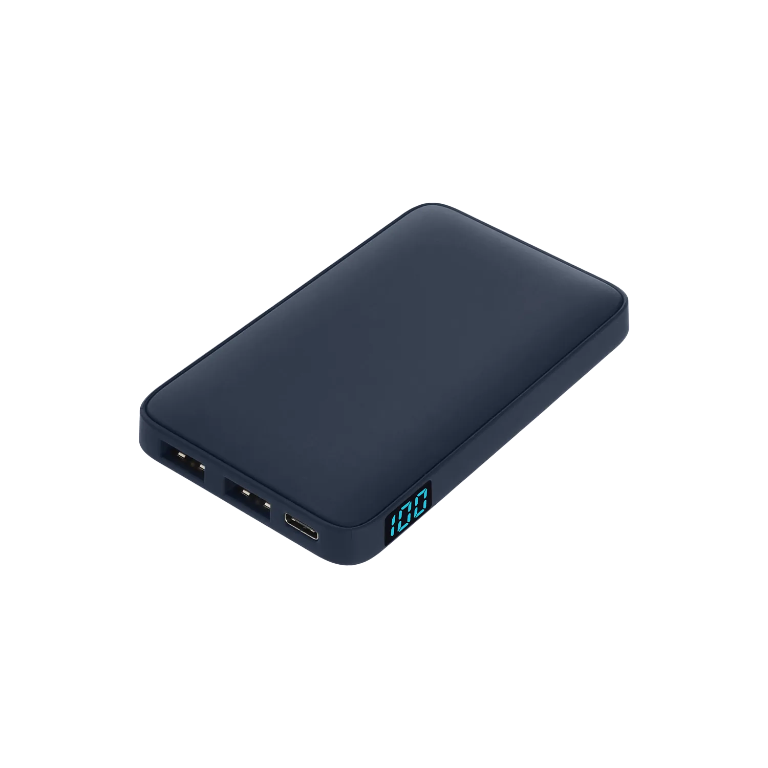 Внешний аккумулятор с подсветкой Анкор (Ancor) 5000 mAh, синий