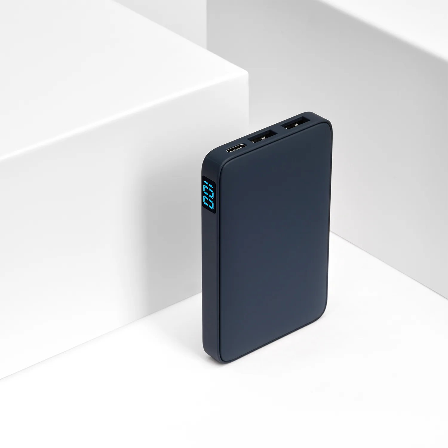 Внешний аккумулятор с подсветкой Анкор (Ancor) 5000 mAh, синий фото 8