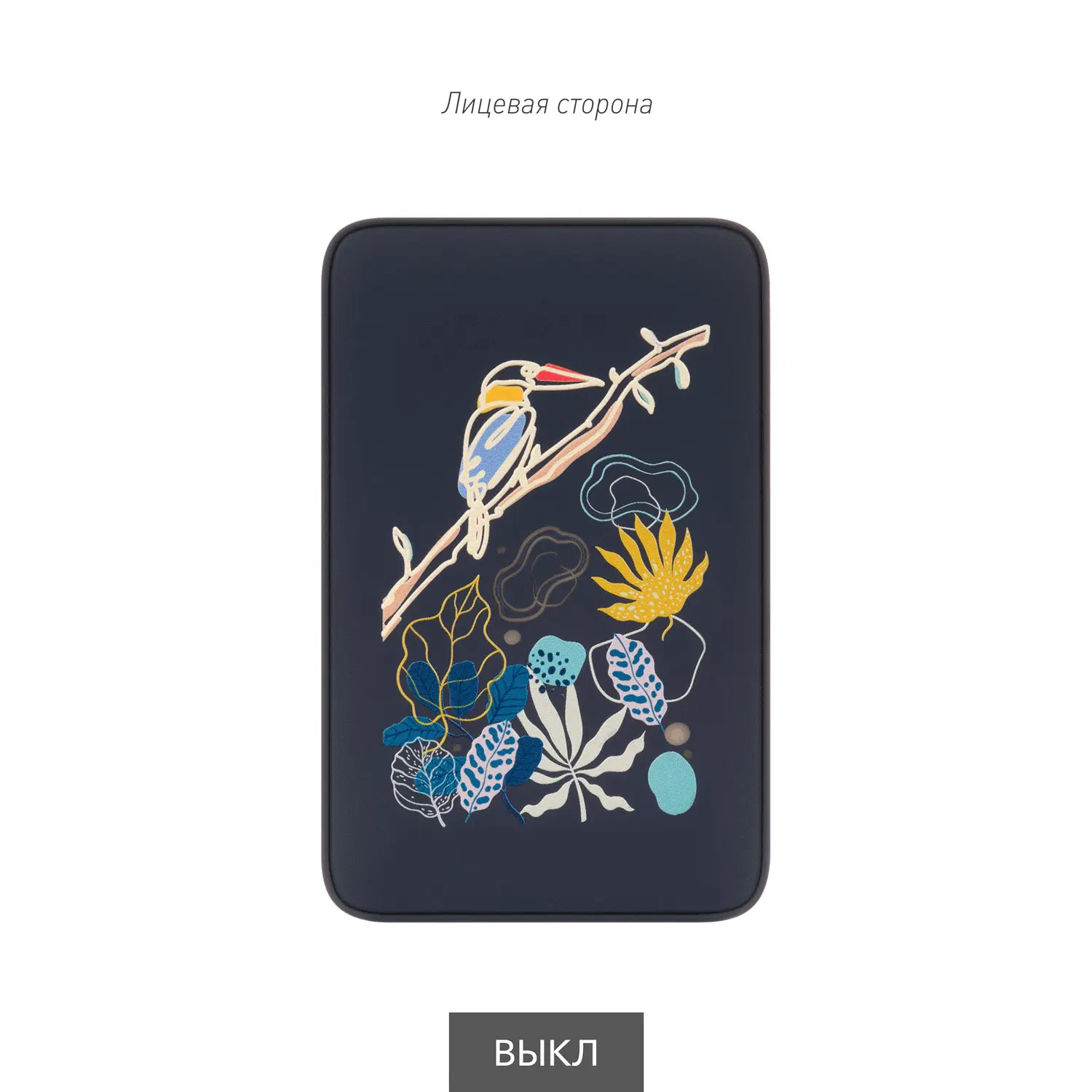 Внешний аккумулятор с подсветкой Анкор (Ancor) 5000 mAh, синий фото 14