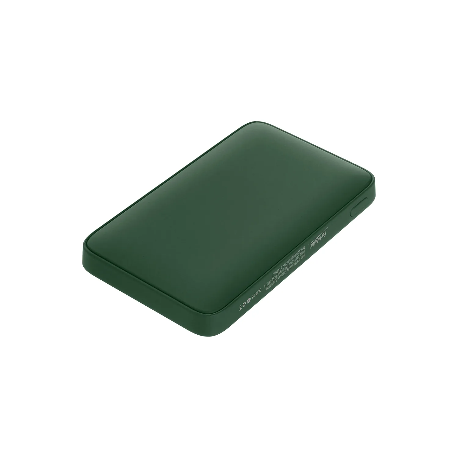 Внешний аккумулятор с подсветкой Анкор (Ancor) 5000 mAh, зеленый фото 2