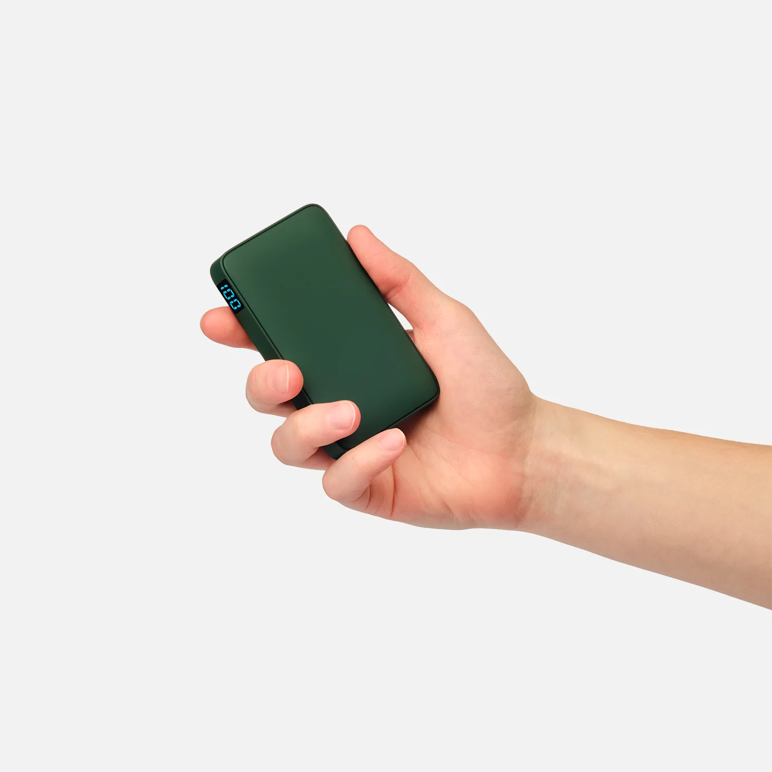 Внешний аккумулятор с подсветкой Анкор (Ancor) 5000 mAh, зеленый фото 7