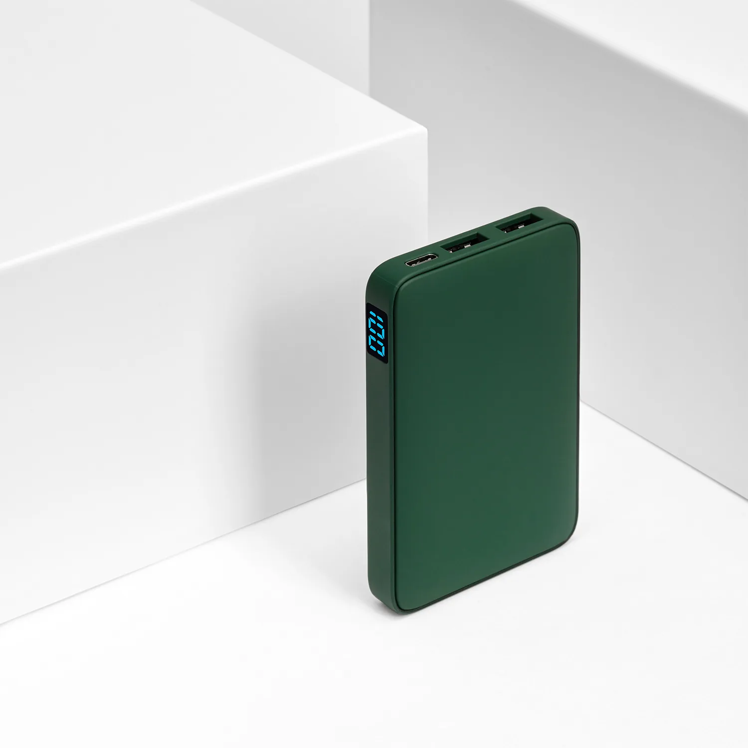 Внешний аккумулятор с подсветкой Анкор (Ancor) 5000 mAh, зеленый фото 8